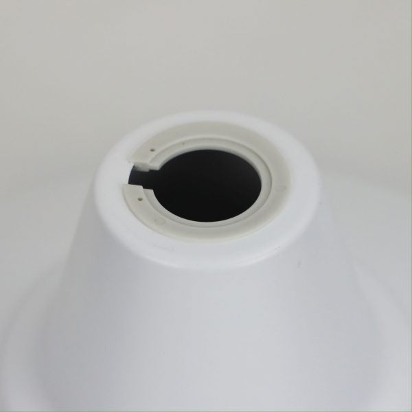 WAREHOUSE.27 27 cm White Industrial Vintage Shade Oriel Lighting