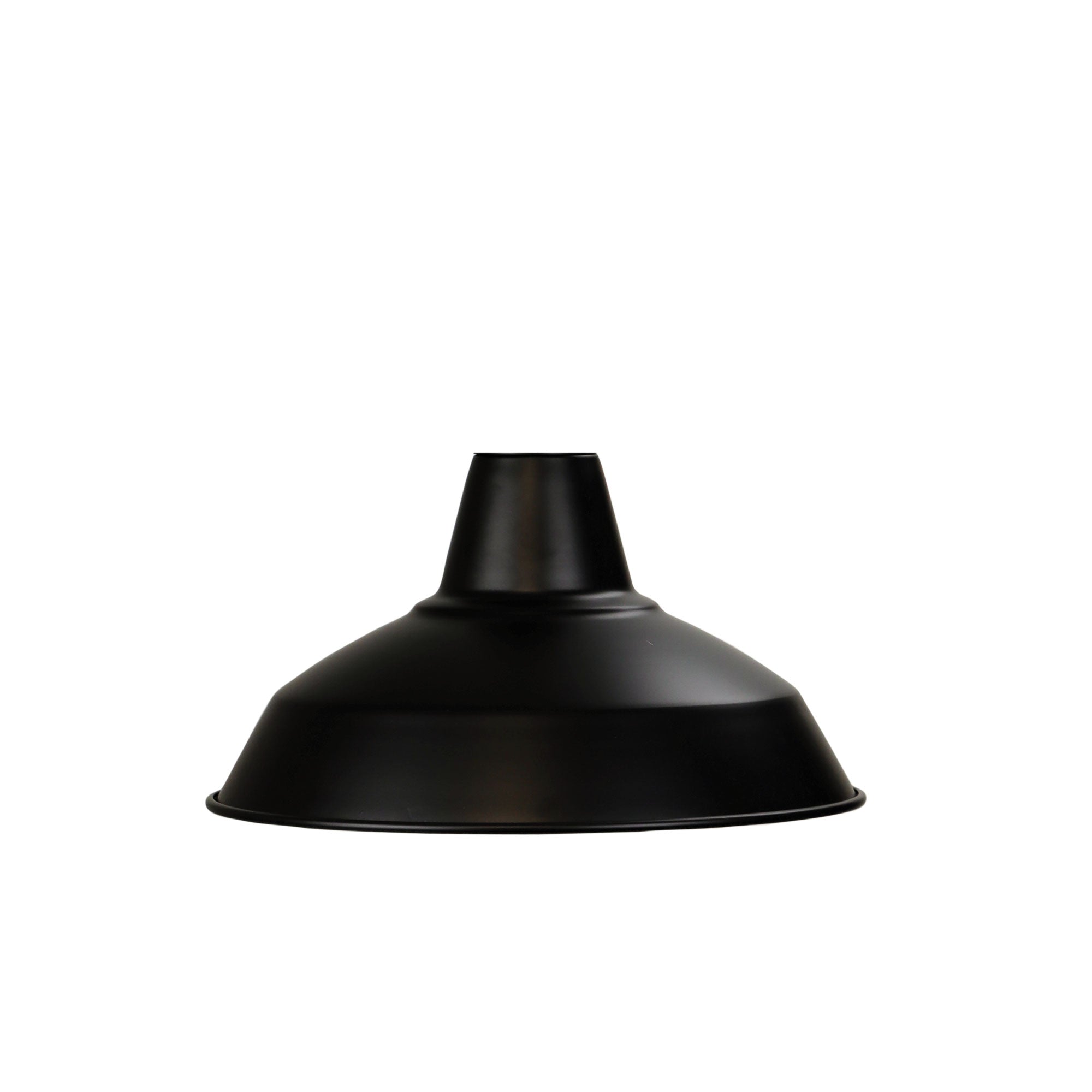 WAREHOUSE.31 31 cm Black Industrial Vintage Shade Oriel Lighting