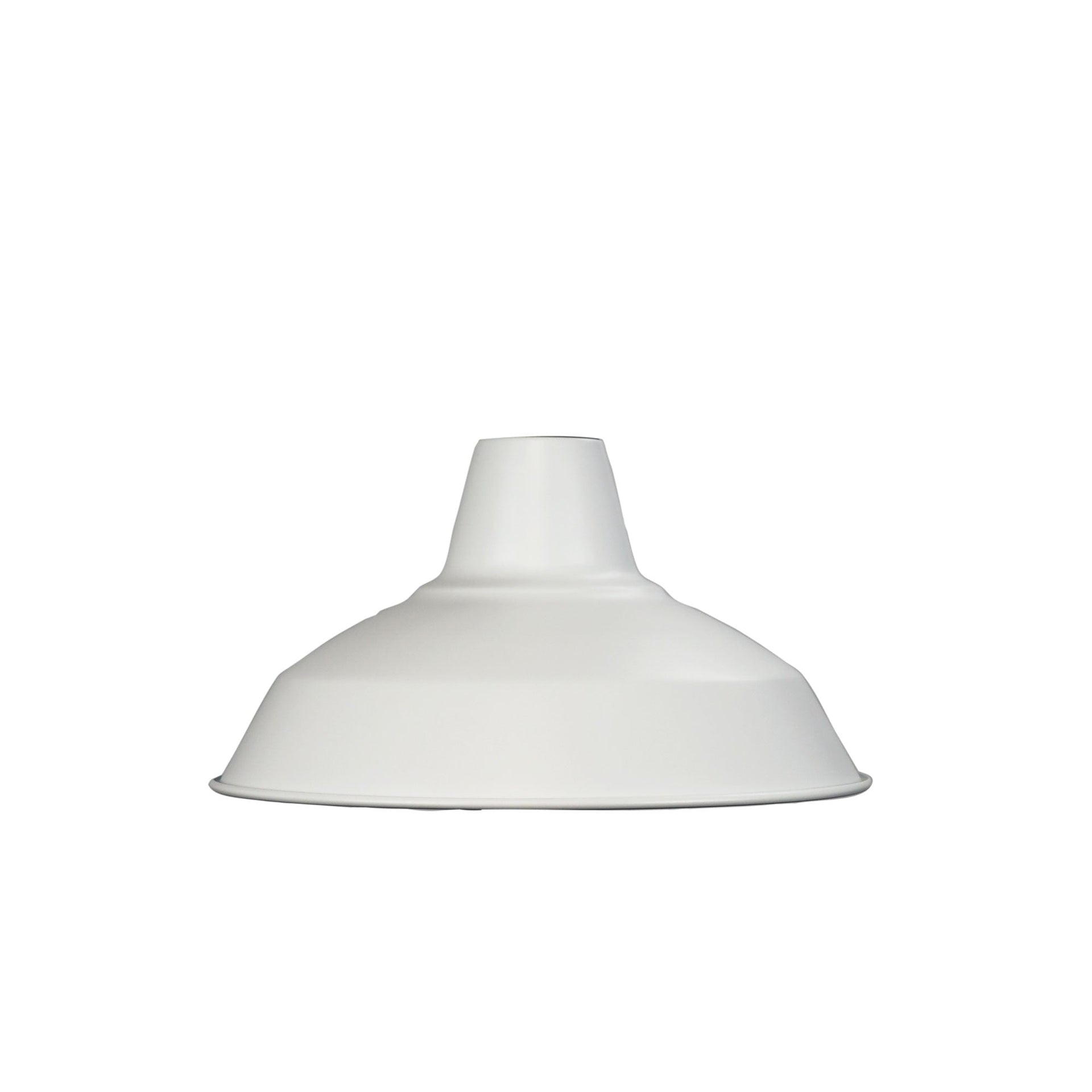 WAREHOUSE.31 31 cm White Industrial Vintage Shade Oriel Lighting