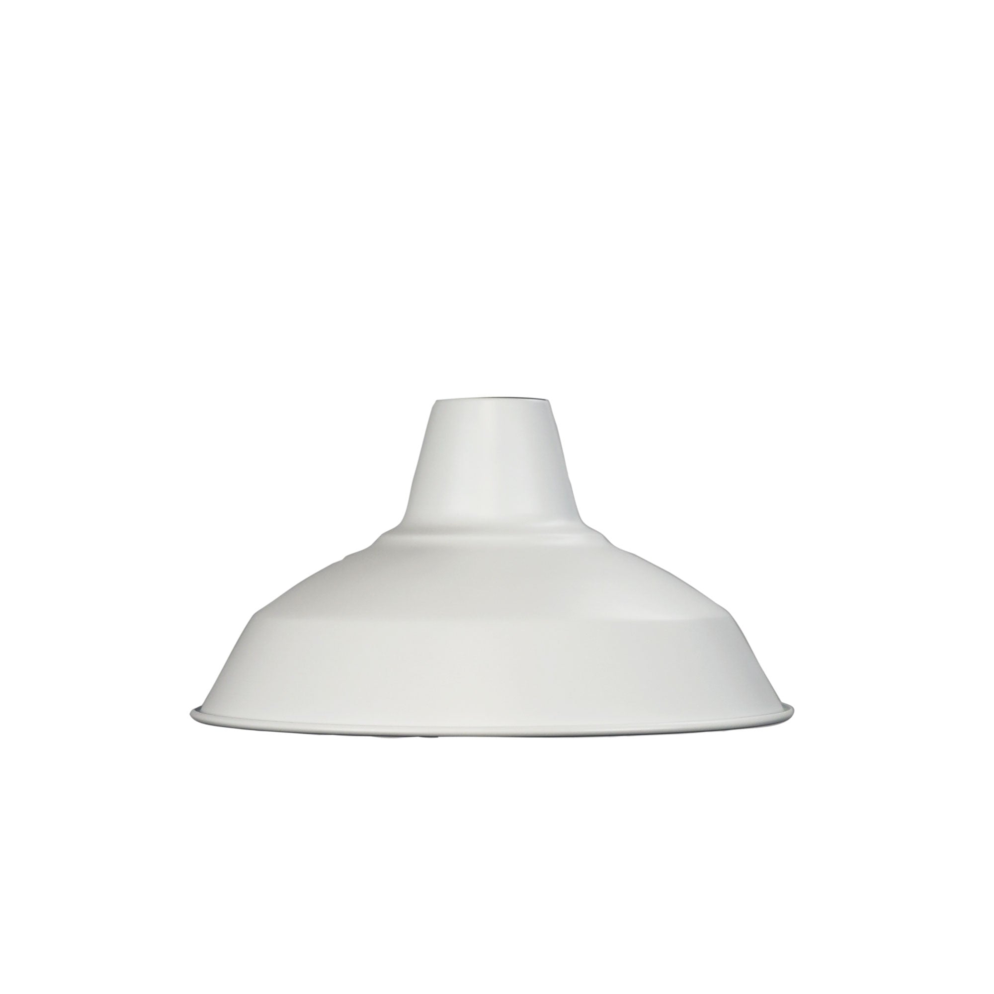 WAREHOUSE.31 31 cm White Industrial Vintage Shade Oriel Lighting