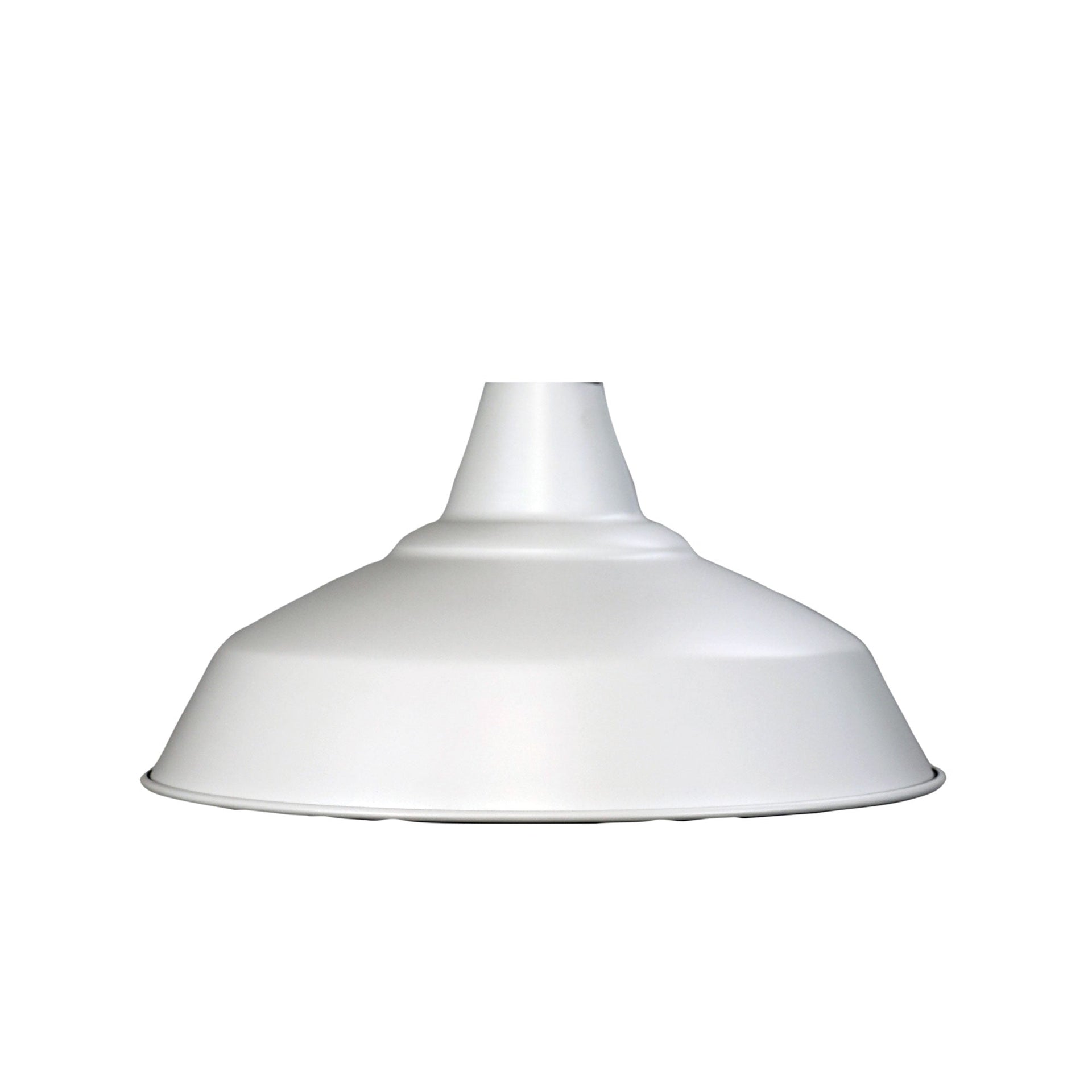 WAREHOUSE.39 39 cm White Industrial Vintage Shade Oriel Lighting