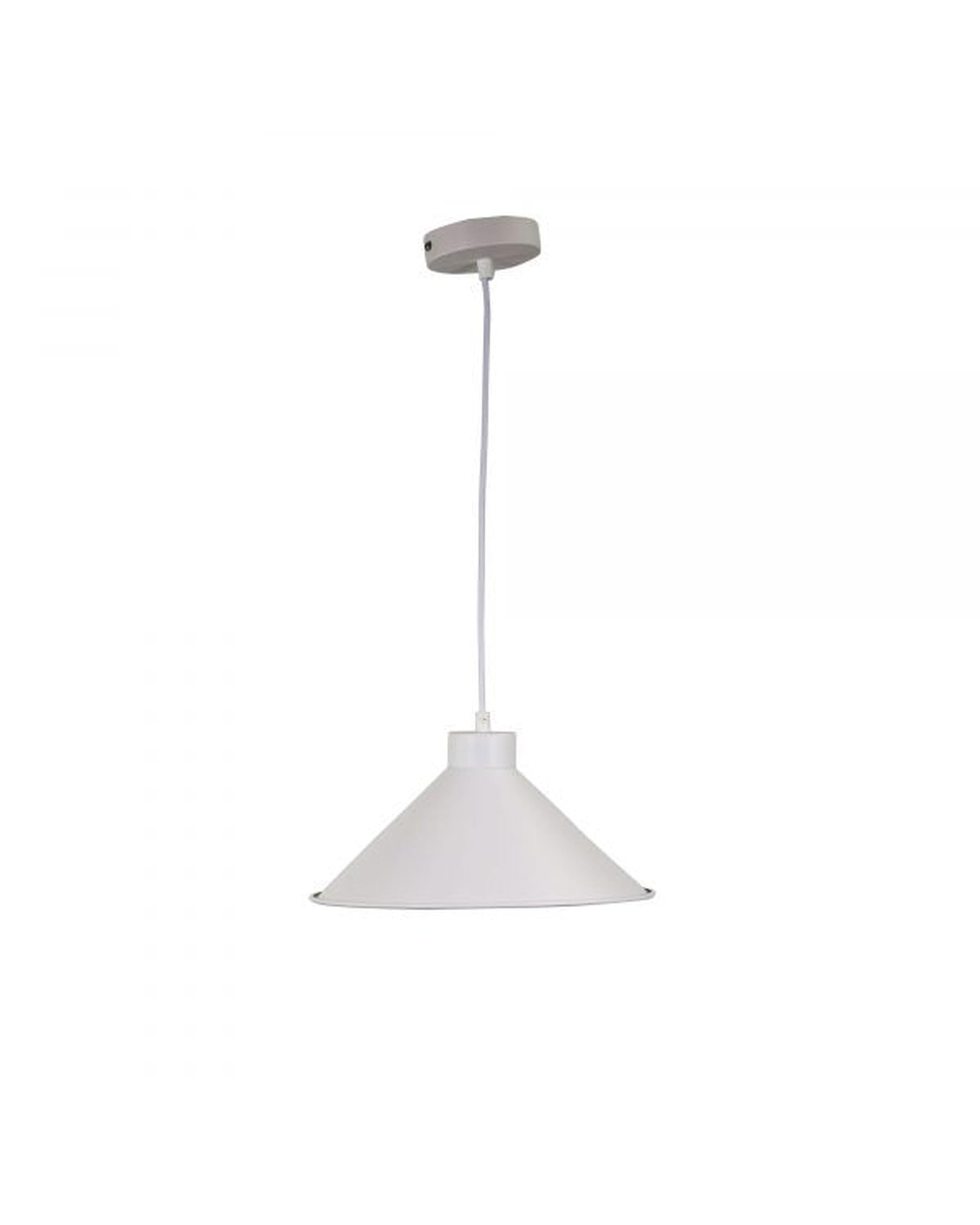 VICTORIANA 30 30cm White Traditional Metal Shade Oriel Lighting