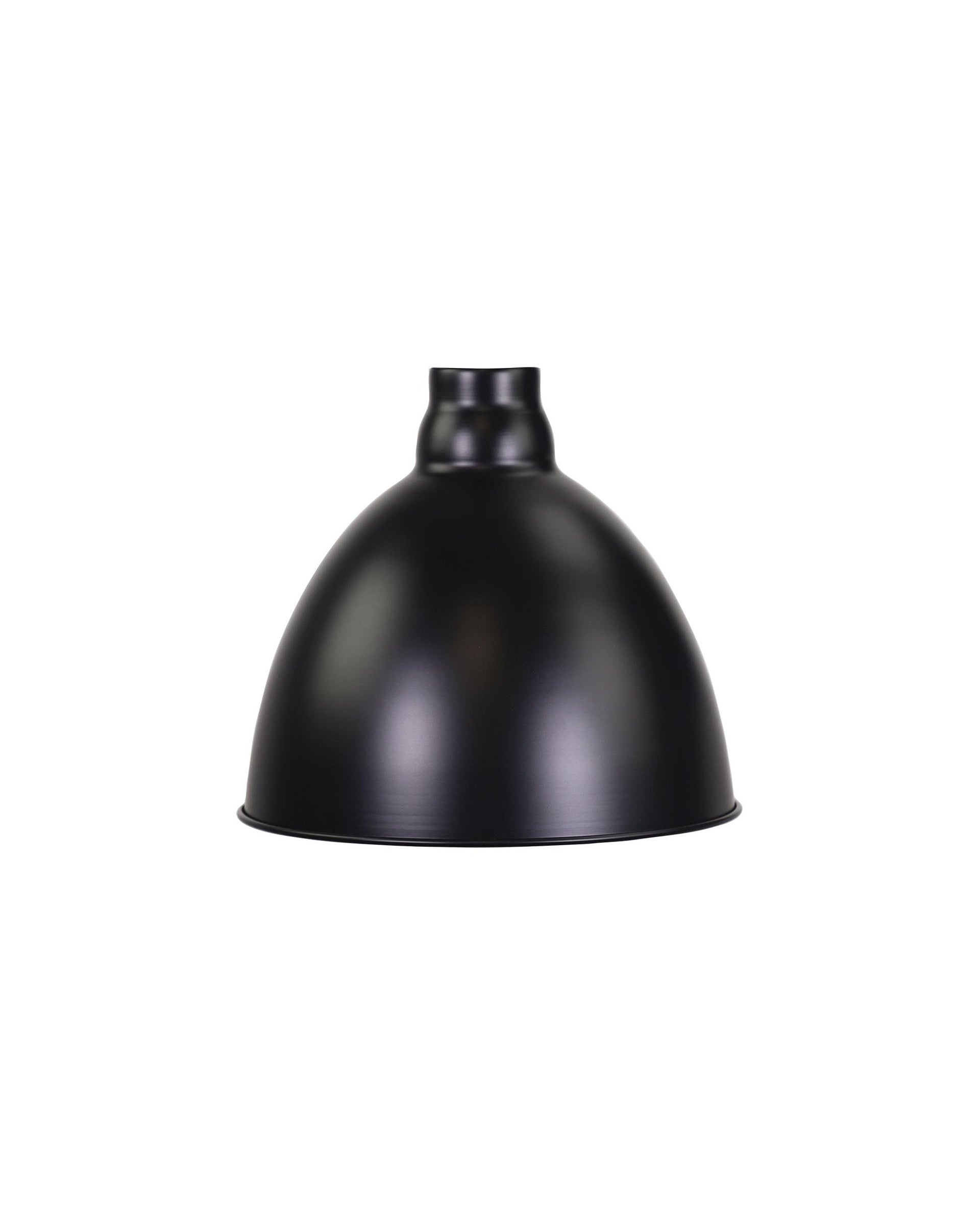 DAWSON.25 25cm Black Barn Style Metal Shade Oriel Lighting