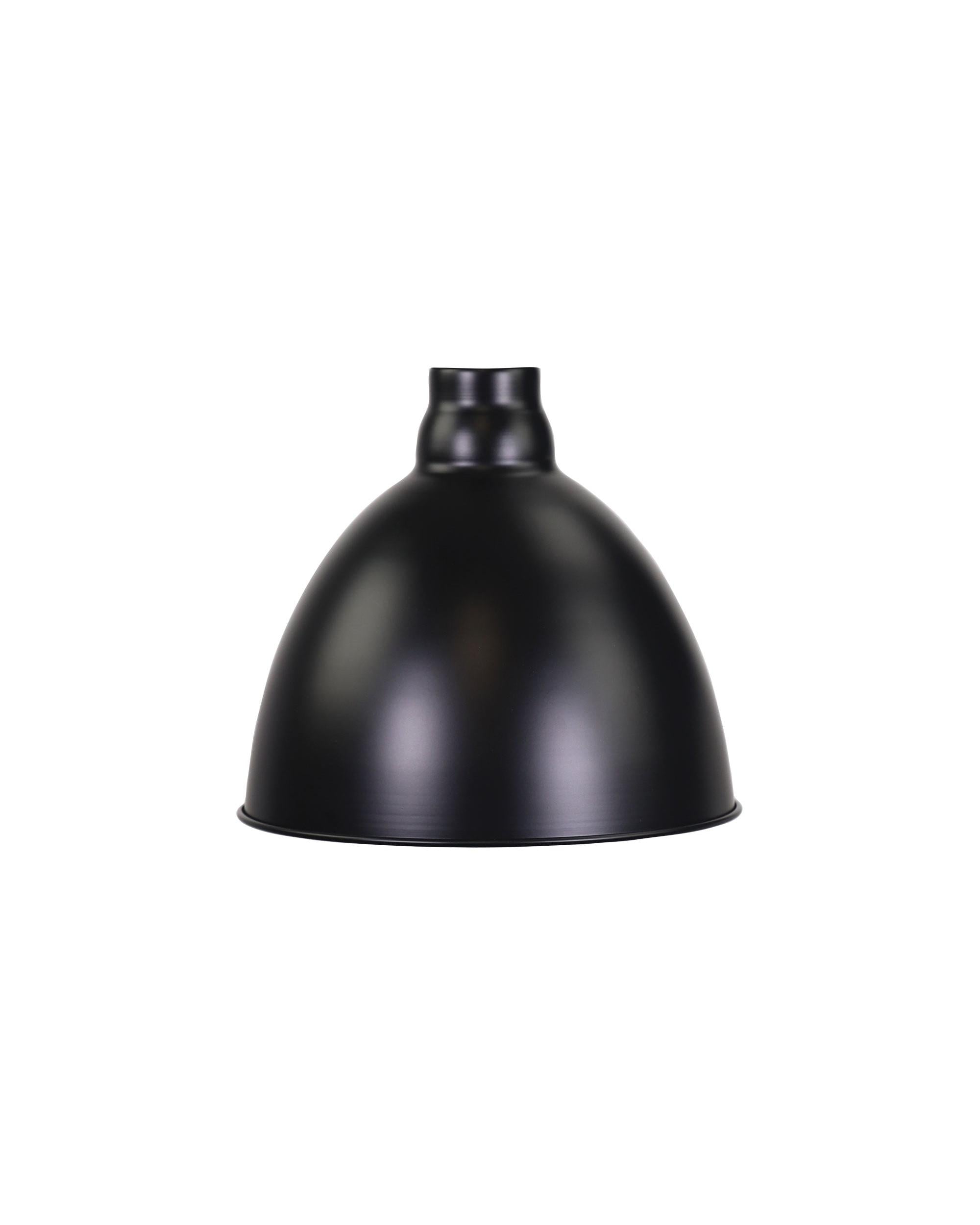 DAWSON.25 25cm Black Barn Style Metal Shade Oriel Lighting