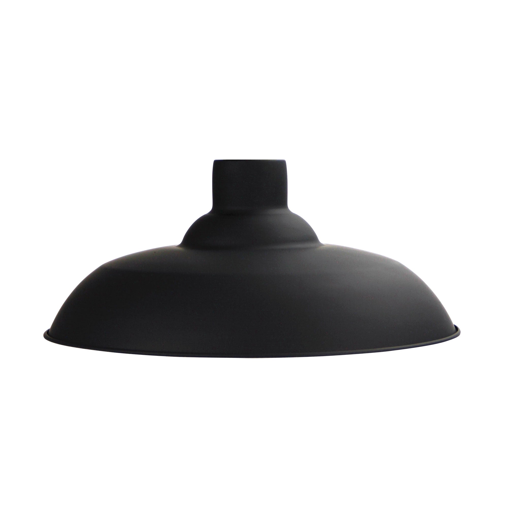 SLATER.38 38cm Black Industrial Vintage Shade Oriel Lighting