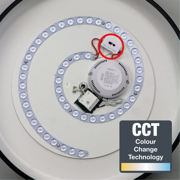 Madison.42 24W Dimmable CCT LED Pendant Oriel Lighting