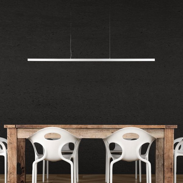 SHARD.1500 CCT Slimline LED Pendant White Oriel Lighting