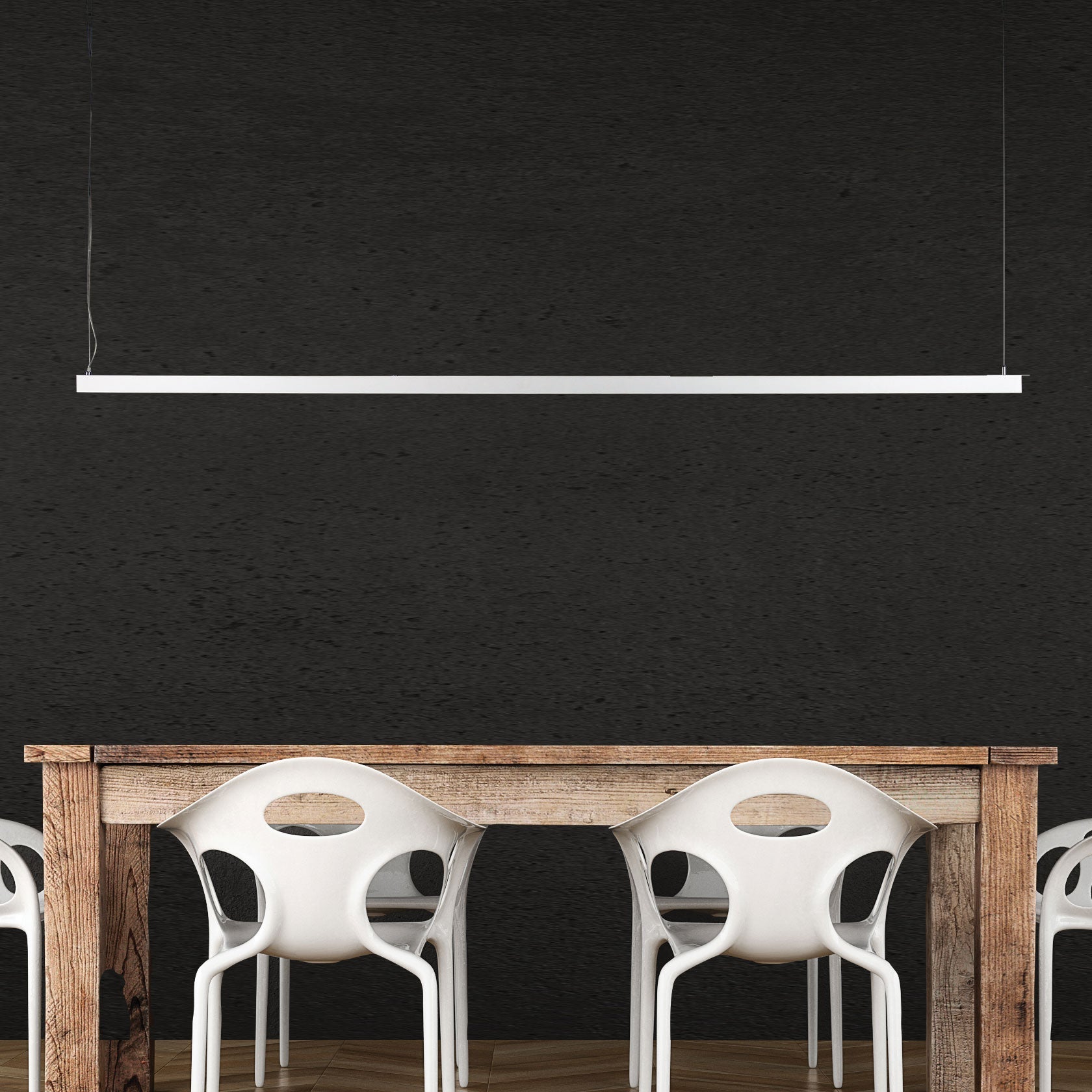 SHARD.1800 CCT Slimline LED Pendant White Oriel Lighting