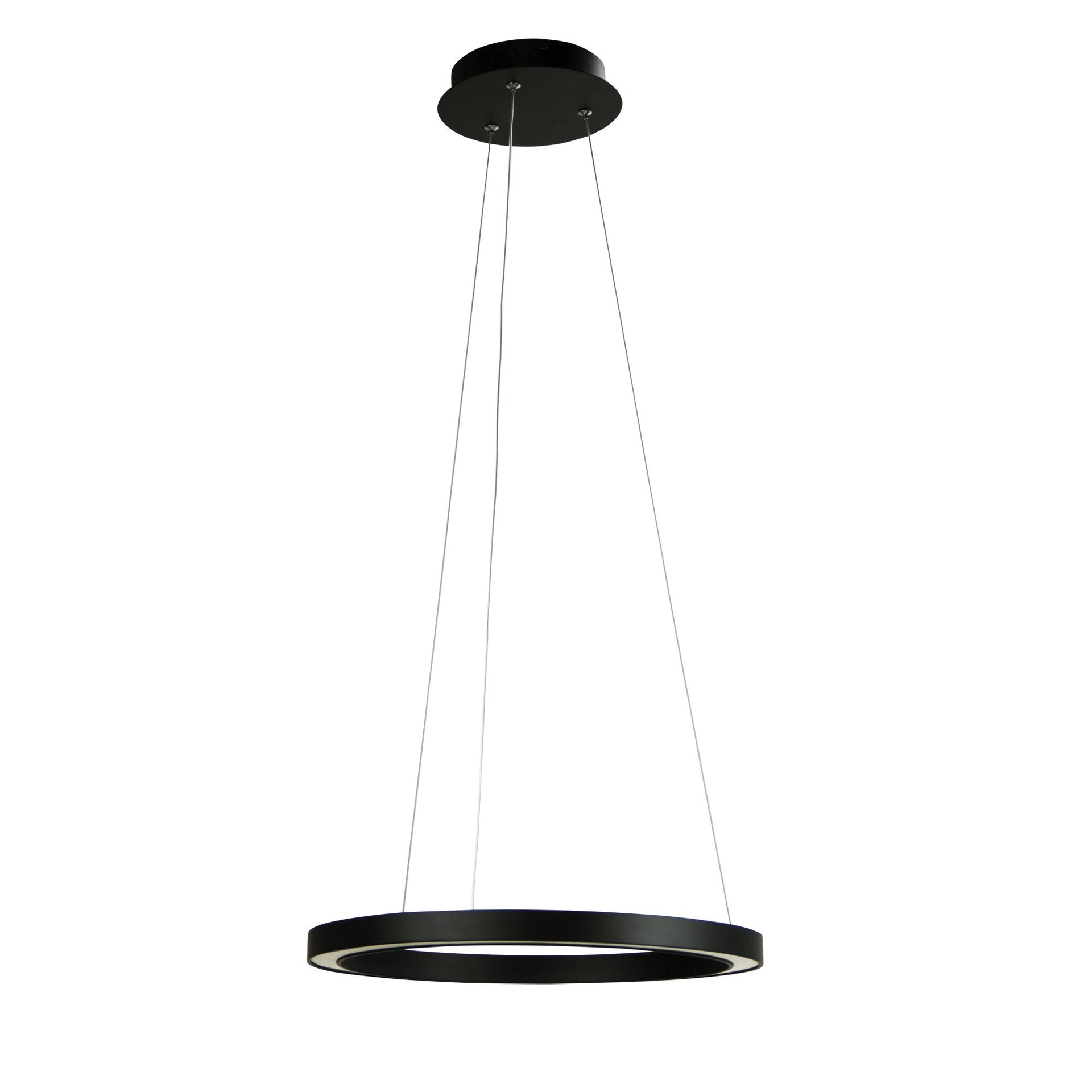 NEBULA.40 Modern LED Halo Pendant Black Oriel Lighting