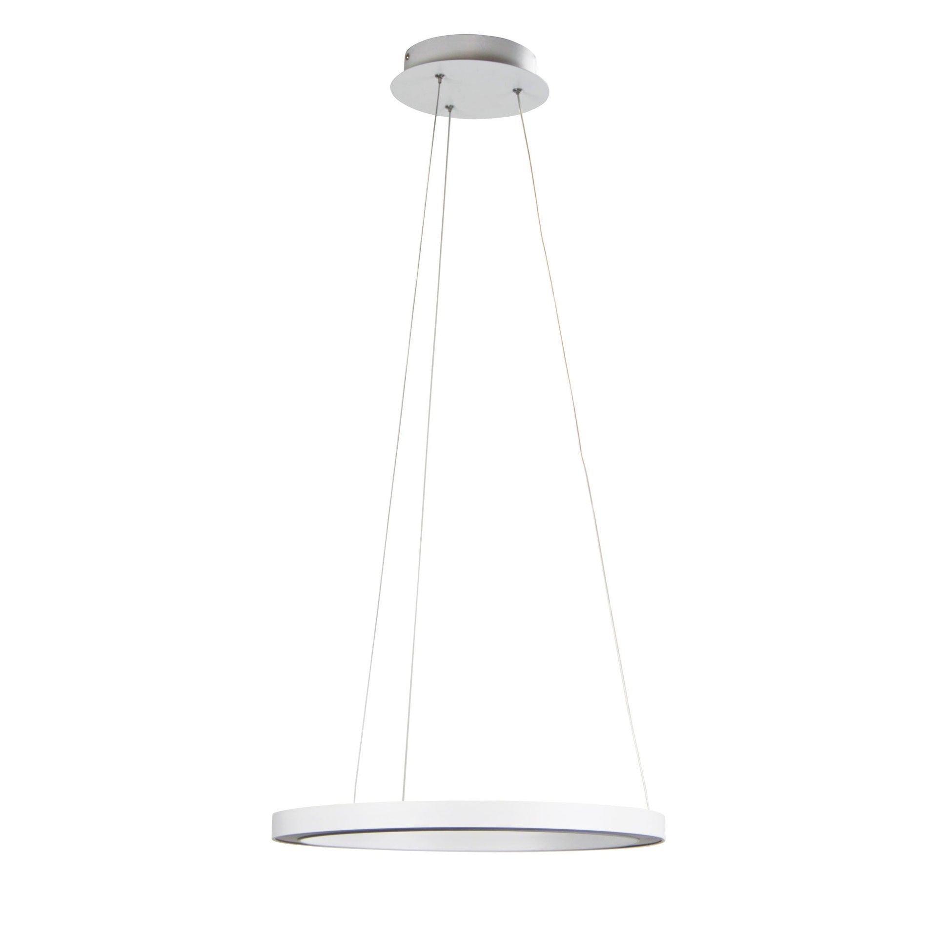 NEBULA.40 Modern LED Halo Pendant White Oriel Lighting