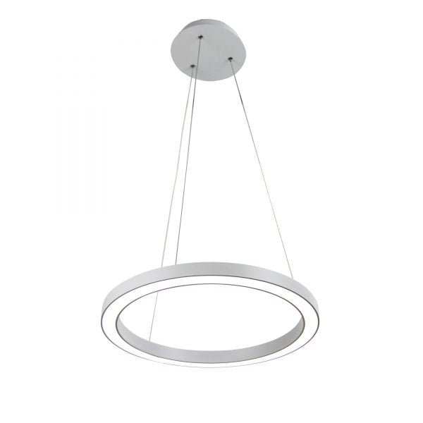 NEBULA.40 Modern LED Halo Pendant White Oriel Lighting