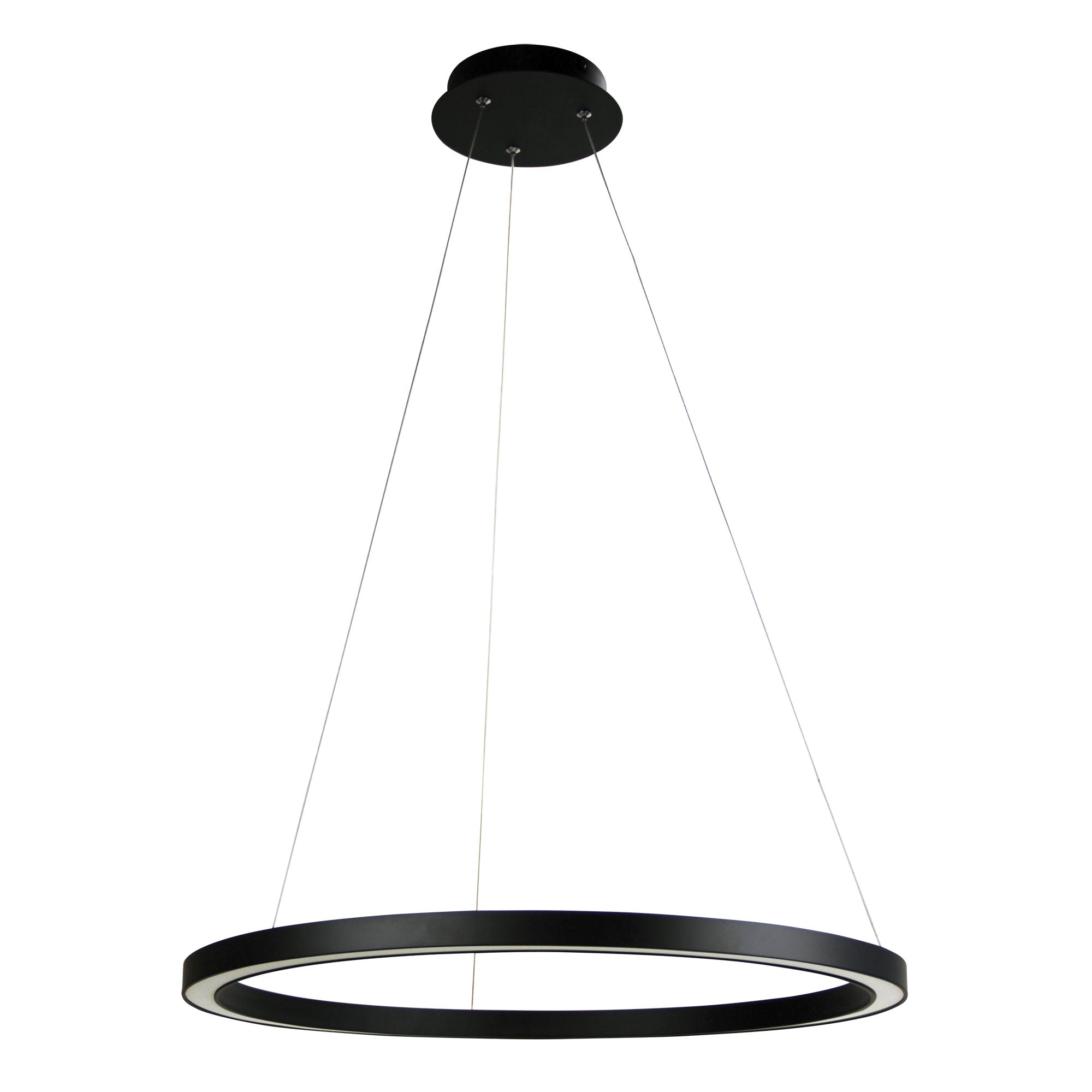 NEBULA.60 Modern LED Halo Pendant Black Oriel Lighting