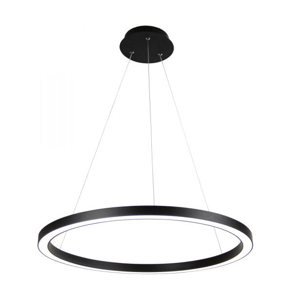 NEBULA.60 Modern LED Halo Pendant Black Oriel Lighting