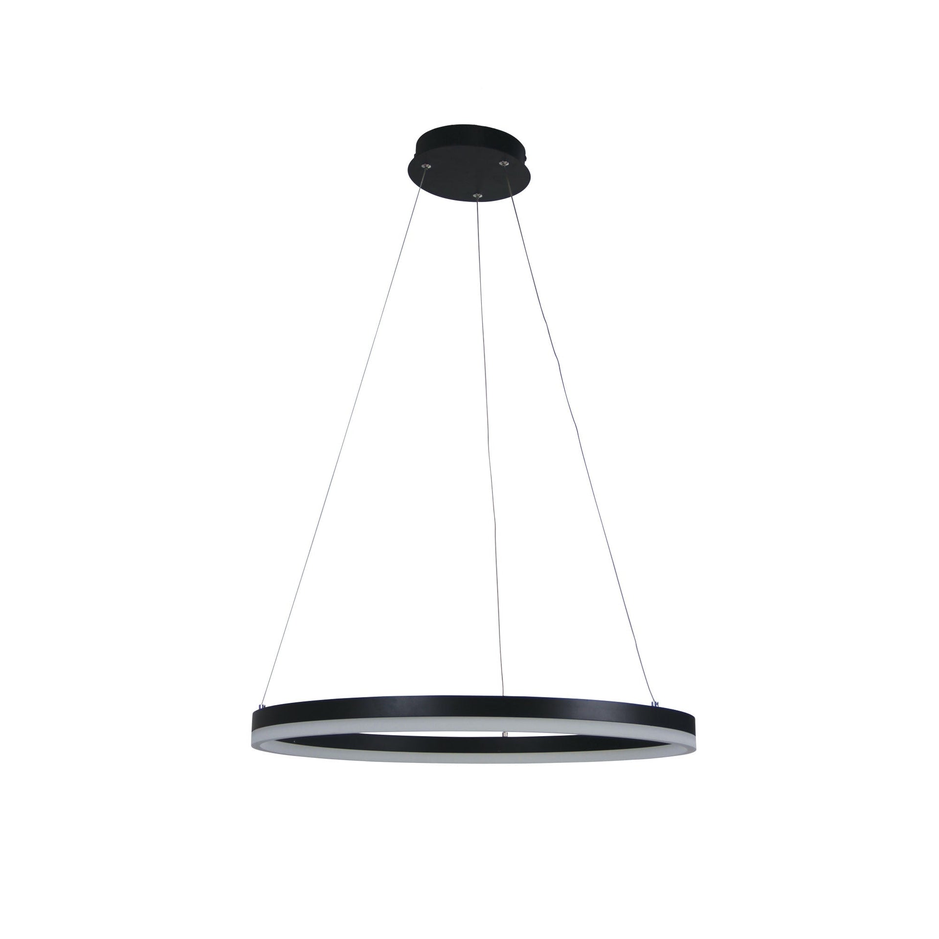 CRONUS.60 Modern LED Halo Pendant Black Oriel Lighting