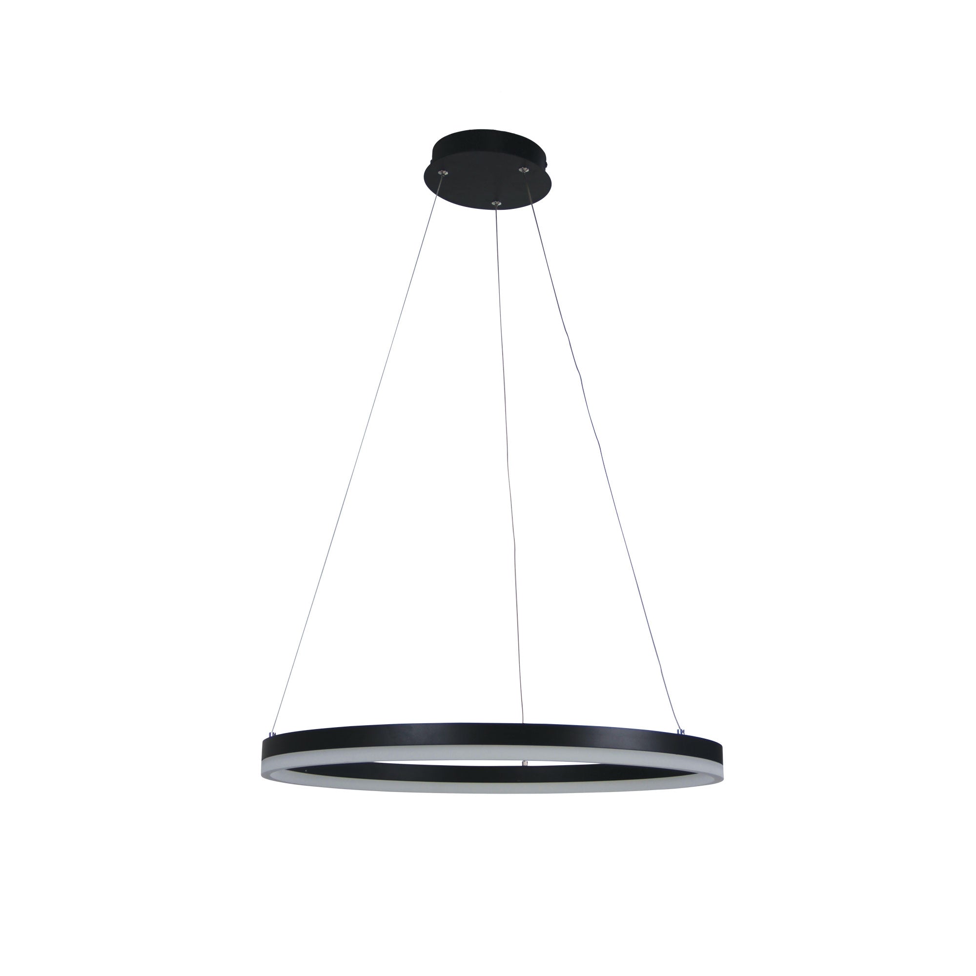 CRONUS.60 Modern LED Halo Pendant Black Oriel Lighting