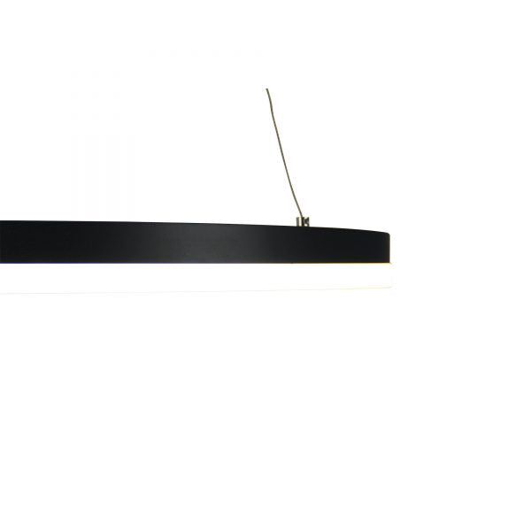 CRONUS.60 Modern LED Halo Pendant Black Oriel Lighting