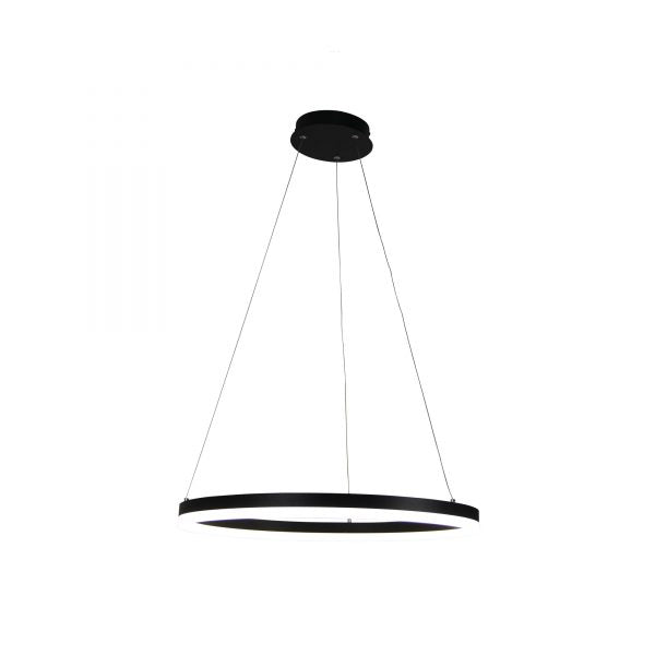 CRONUS.60 Modern LED Halo Pendant Black Oriel Lighting