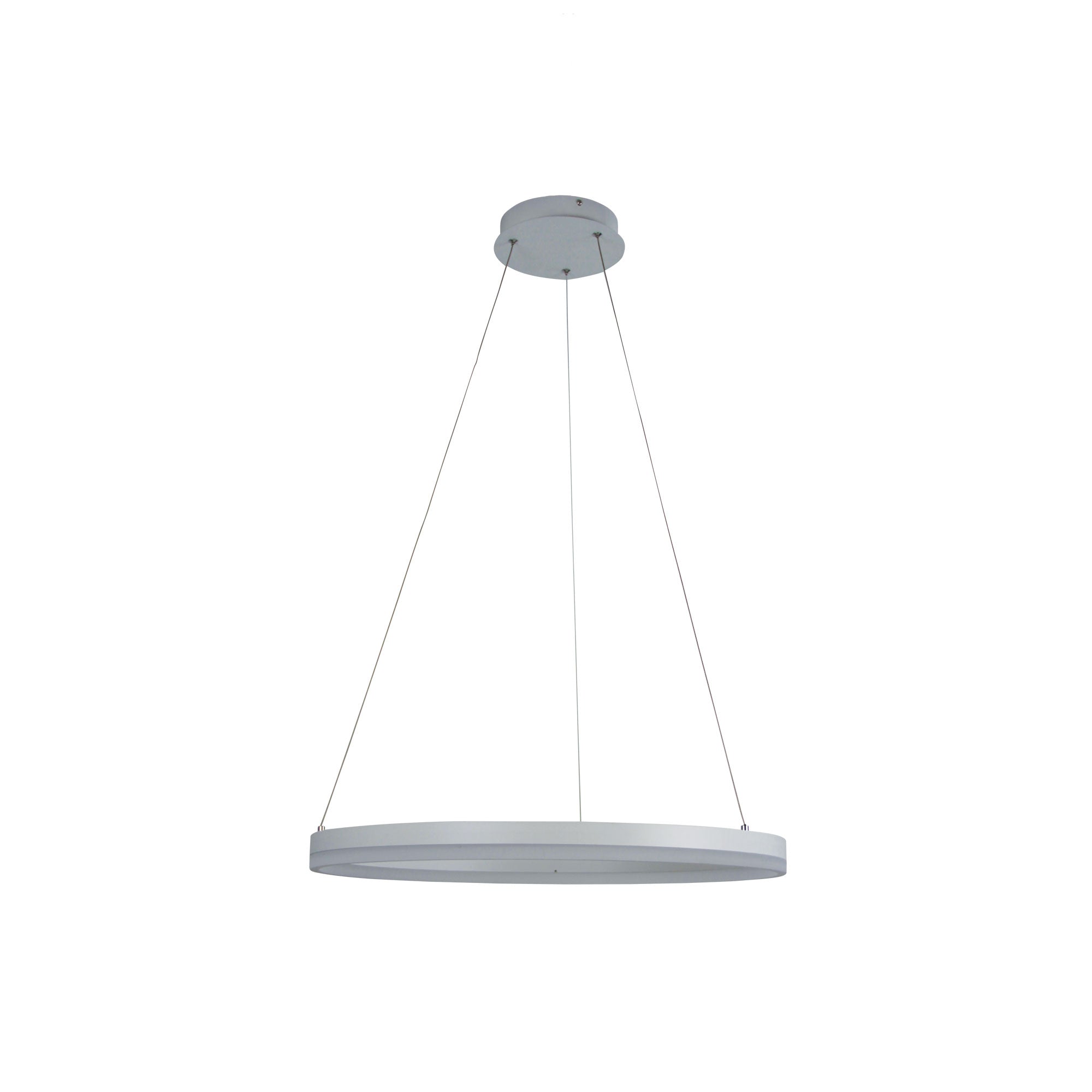 CRONUS.60 Modern LED Halo Pendant White Oriel Lighting