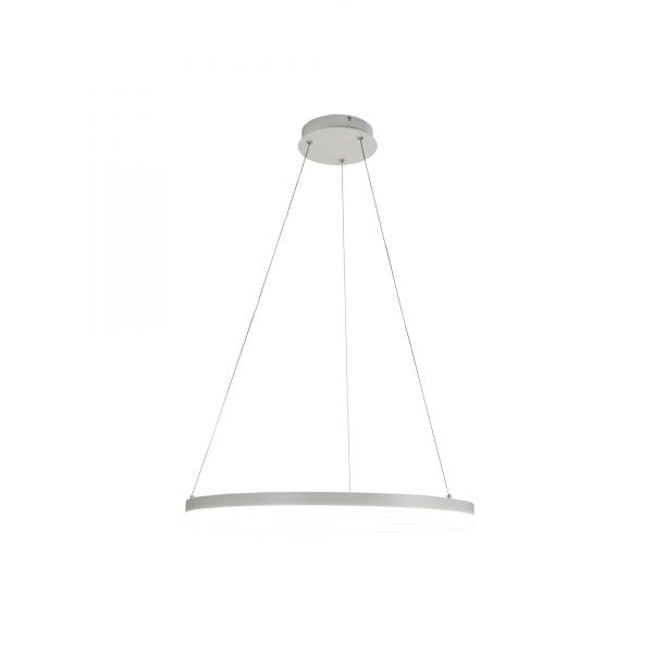 CRONUS.60 Modern LED Halo Pendant White Oriel Lighting