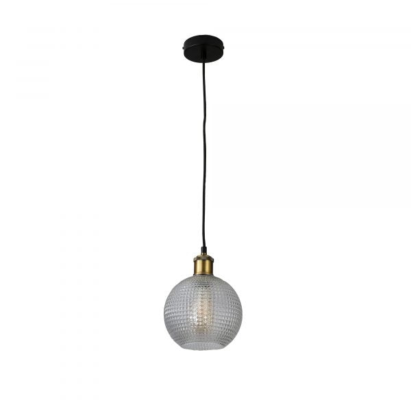RAFFY Retro Styled Glass Pendant Oriel Lighting