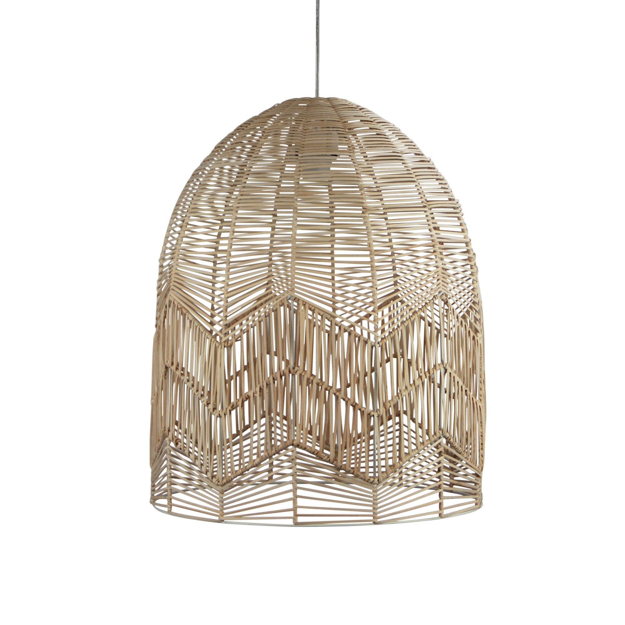 TANAH Natural Rattan Cane Shade Only Oriel Lighting