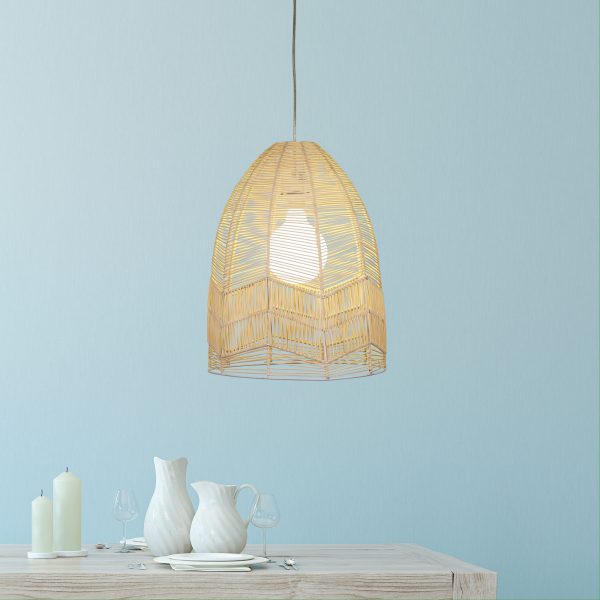 SERANG 35 Natural Cane Pendant Shade Only Oriel Lighting