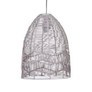 SERANG 35 White Cane Pendant Shade Only Oriel Lighting