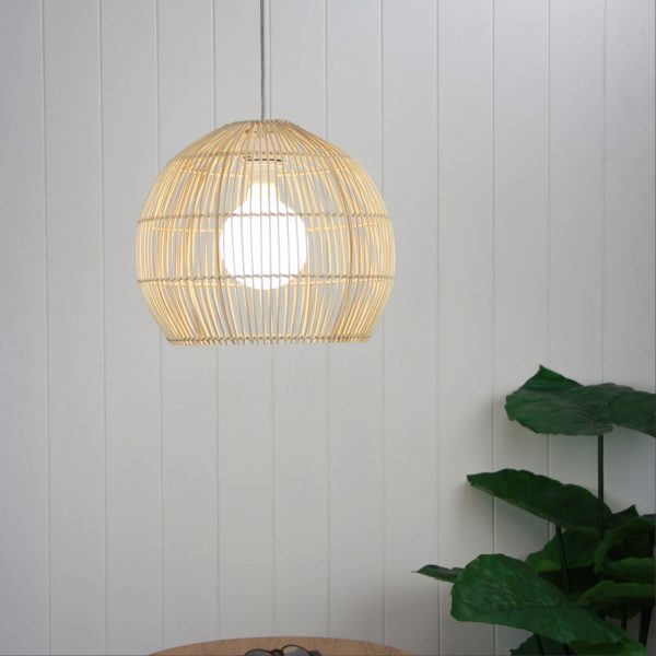 BATU 36 Pendant Light Natural Rattan Cane Shade Only Oriel Lighting