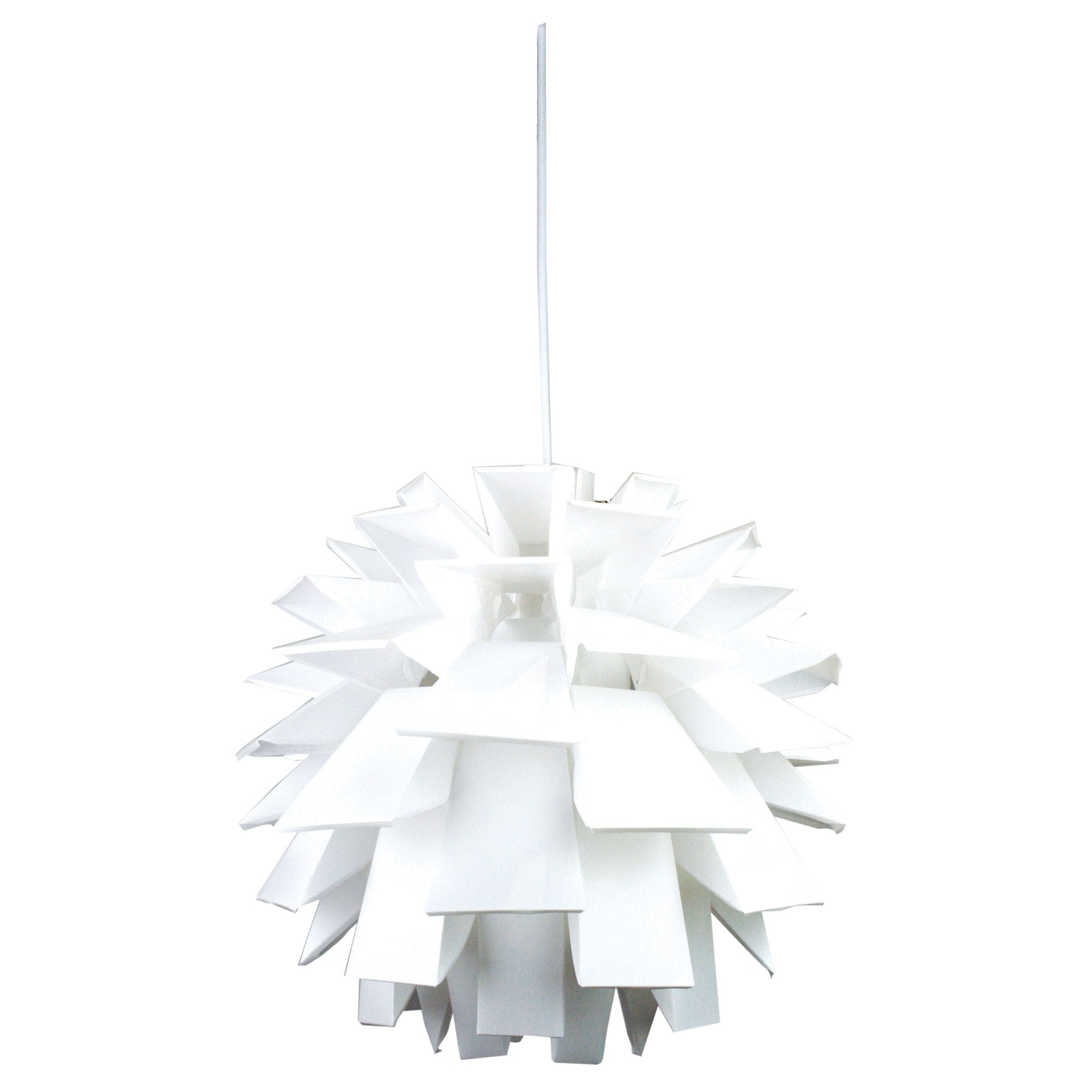 ZIGGY 43cm Acrylic Retro Pendant Oriel Lighting