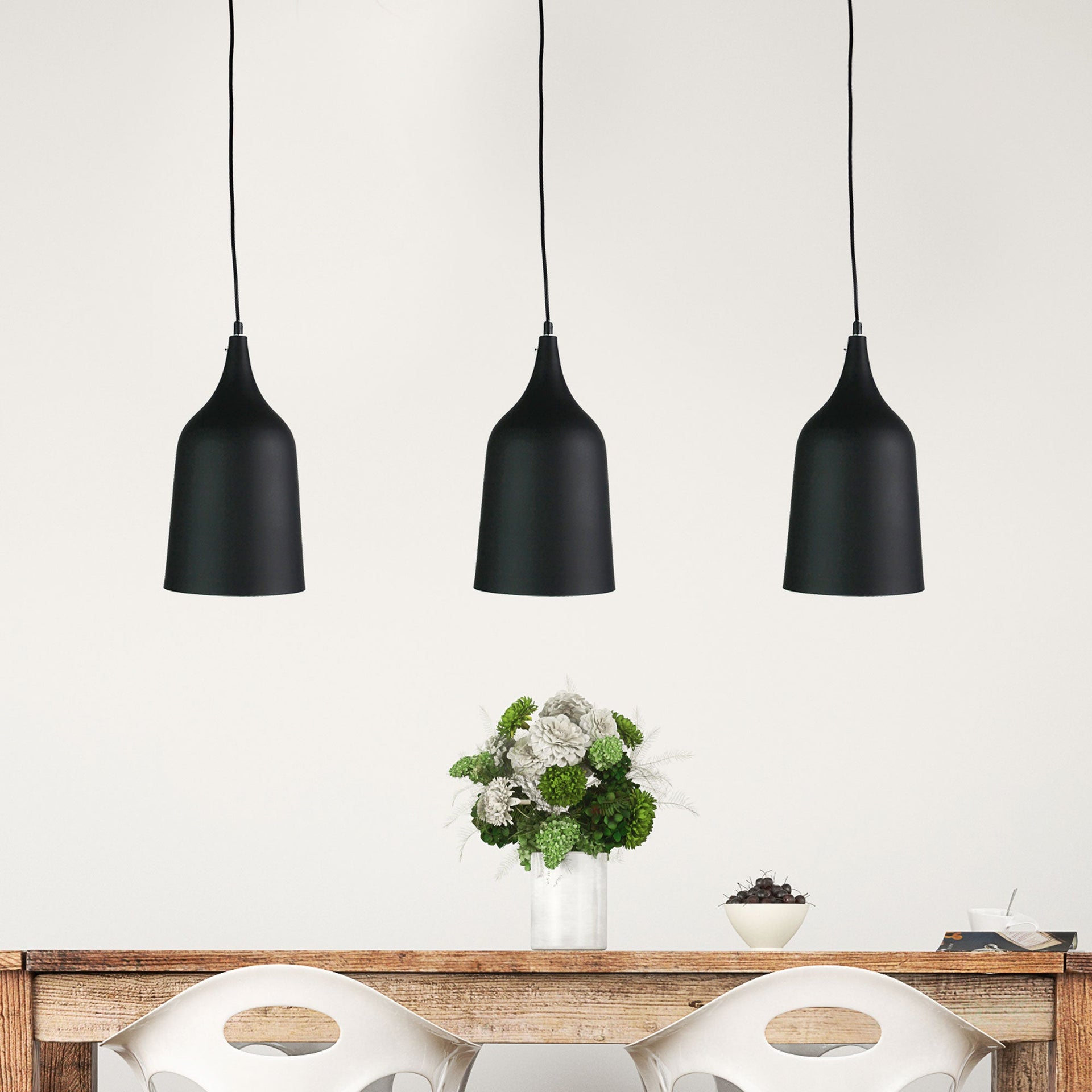 PLATO Contemporary Urban Pendant Black Oriel Lighting