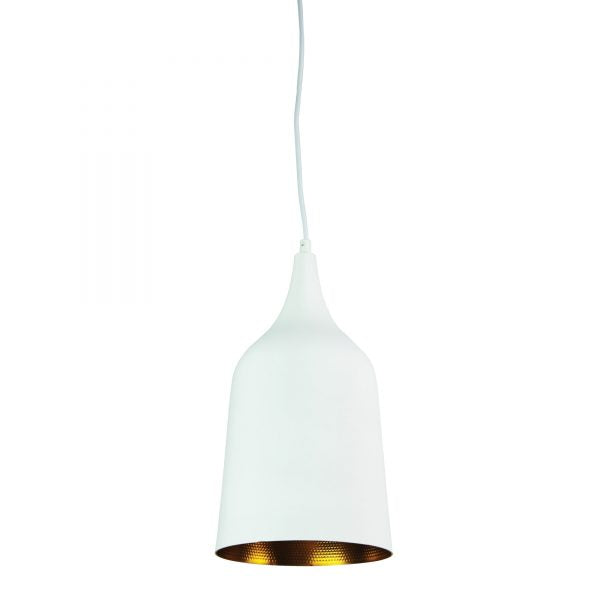 PLATO Contemporary Urban Pendant White Oriel Lighting