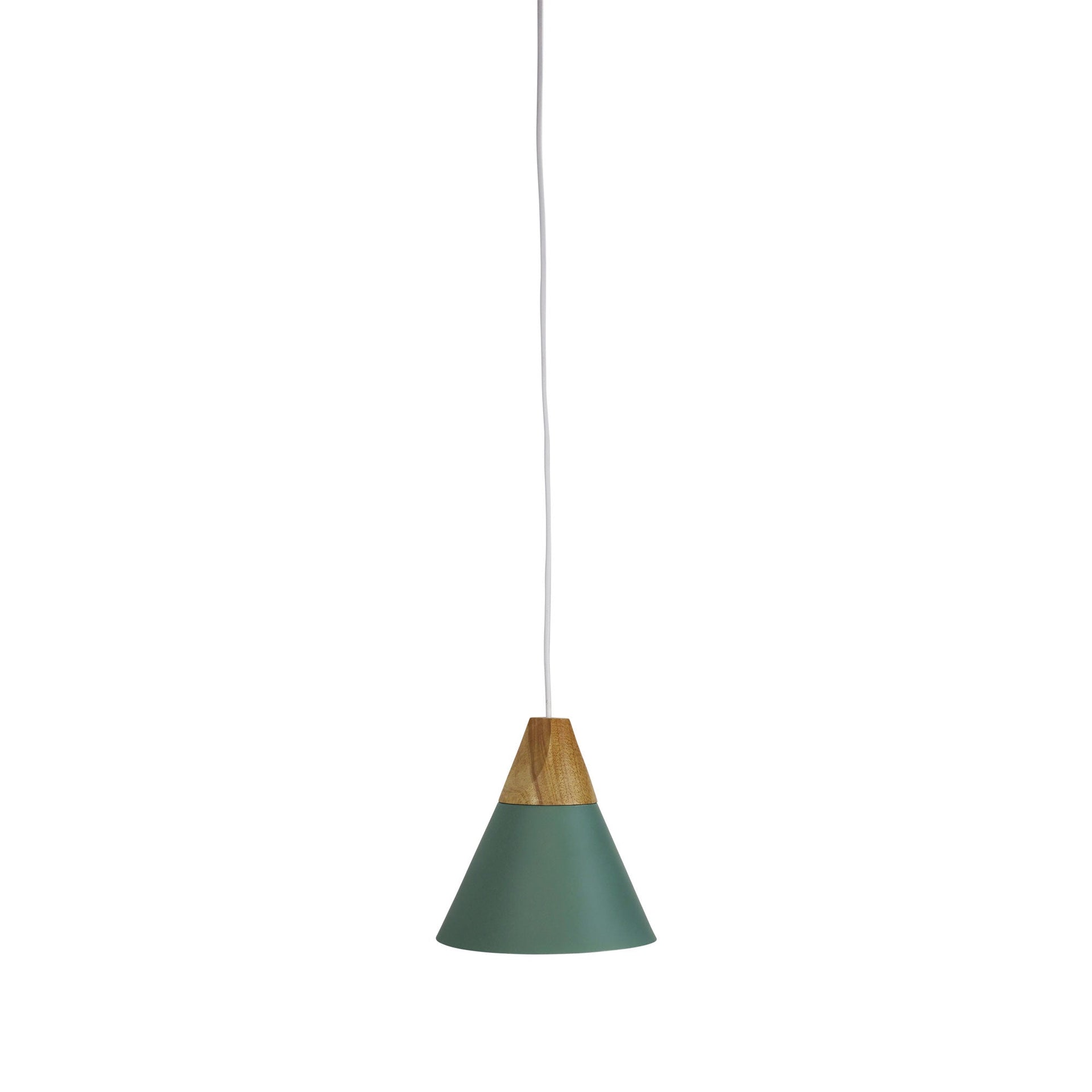 TRIGO.20 Stylish Conical Green Pendant Oriel Lighting