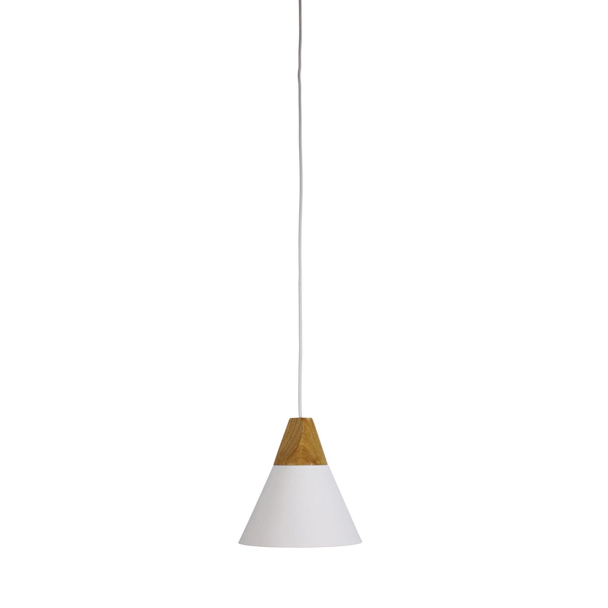 TRIGO.20 WHITE Stylish Conical White Pendant Oriel Lighting