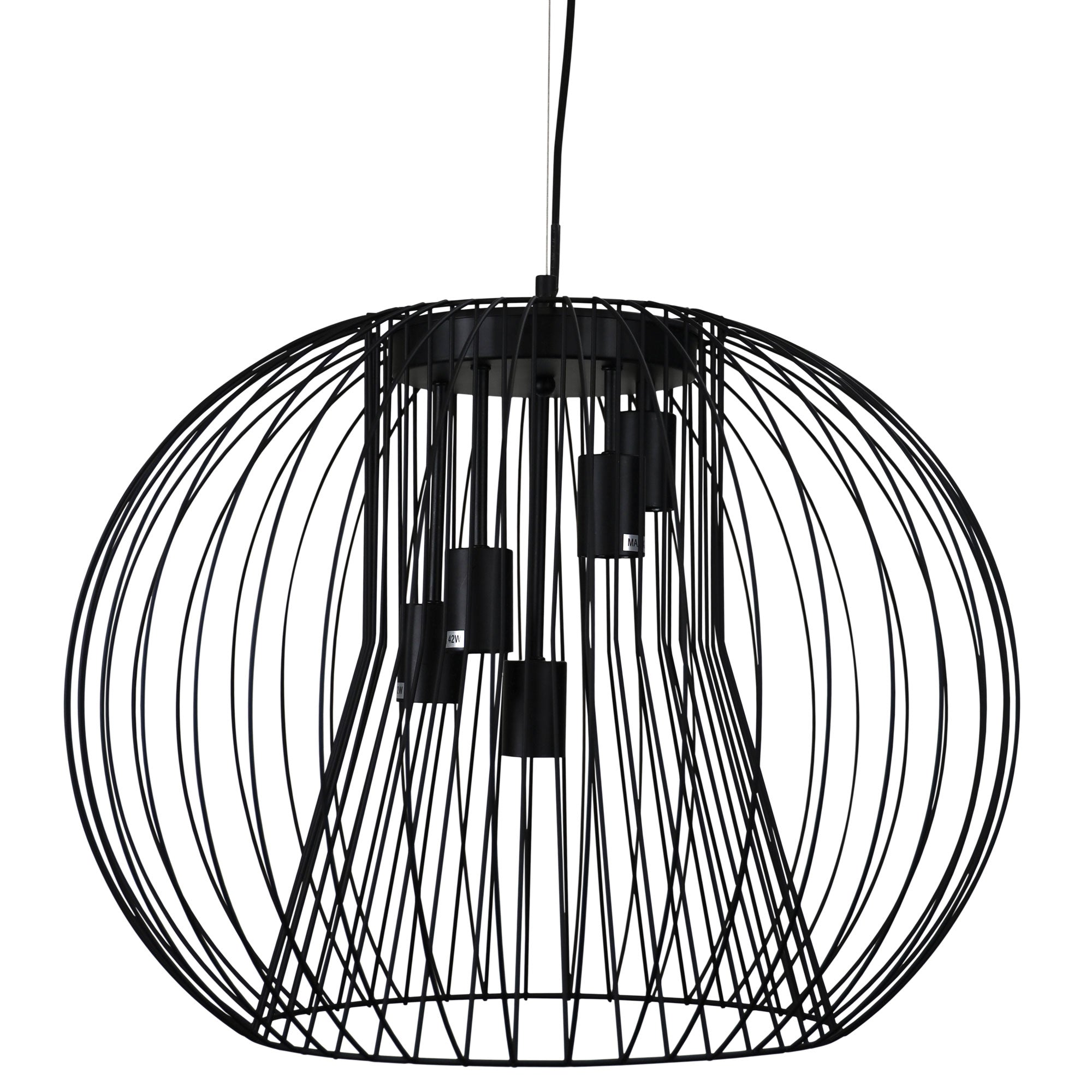 MALO.60 Black Wire Pendant Oriel Lighting