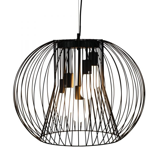 MALO.60 Black Wire Pendant Oriel Lighting