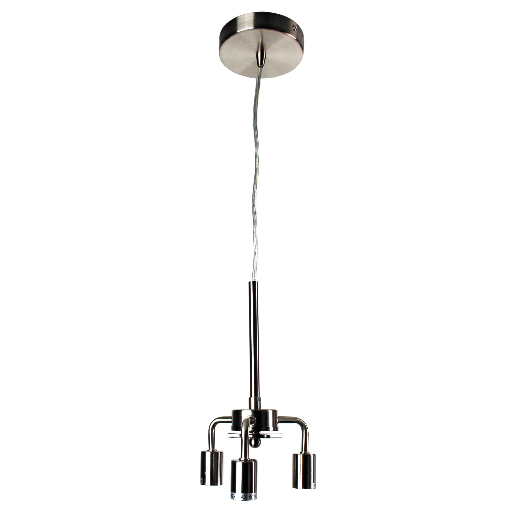 SUSPENSION 3 LIGHT Brushed Chrome Oriel Lighting