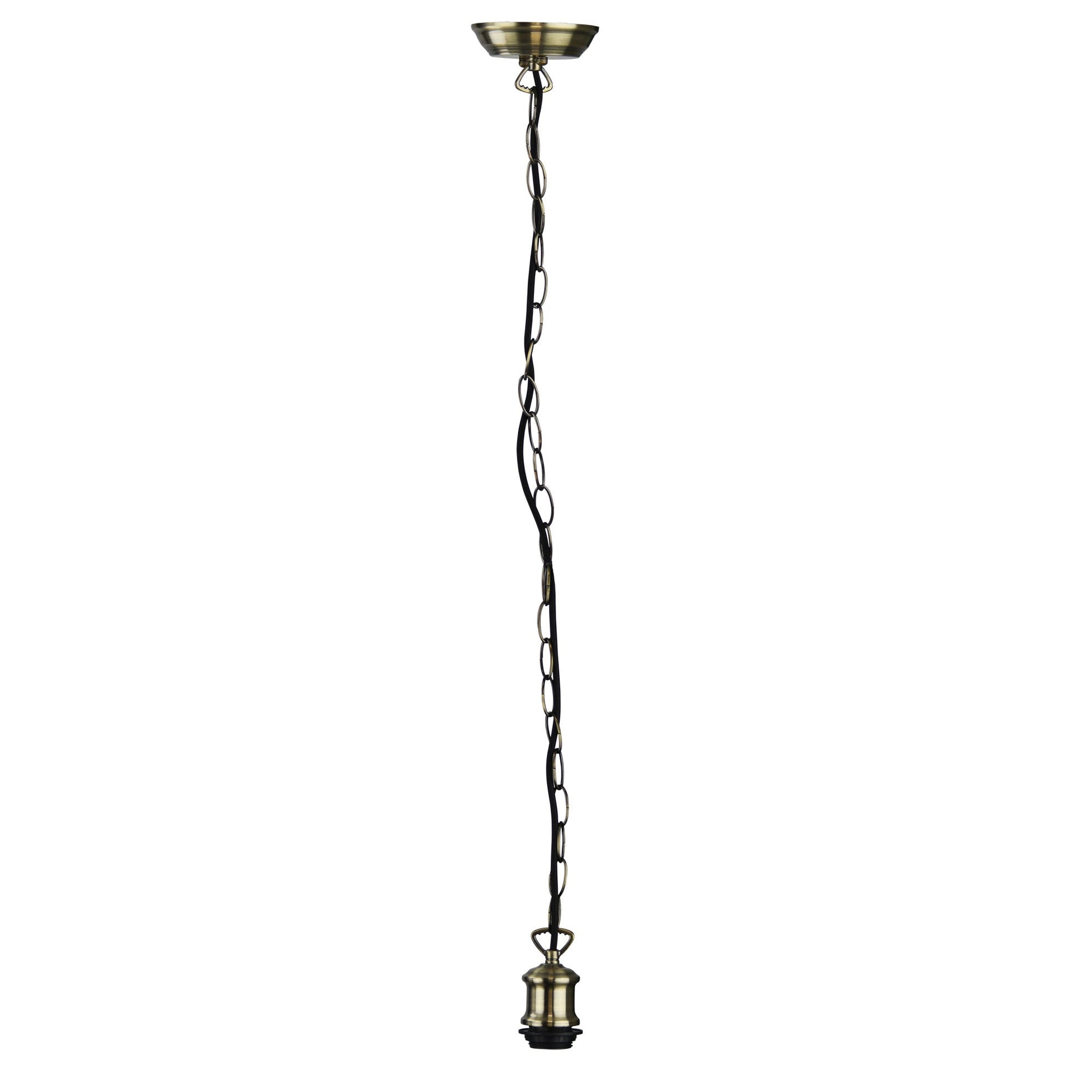 ALBANY CHAIN Pendant Light 170cm Vintage Chain Suspension Antique Brass Oriel Lighting