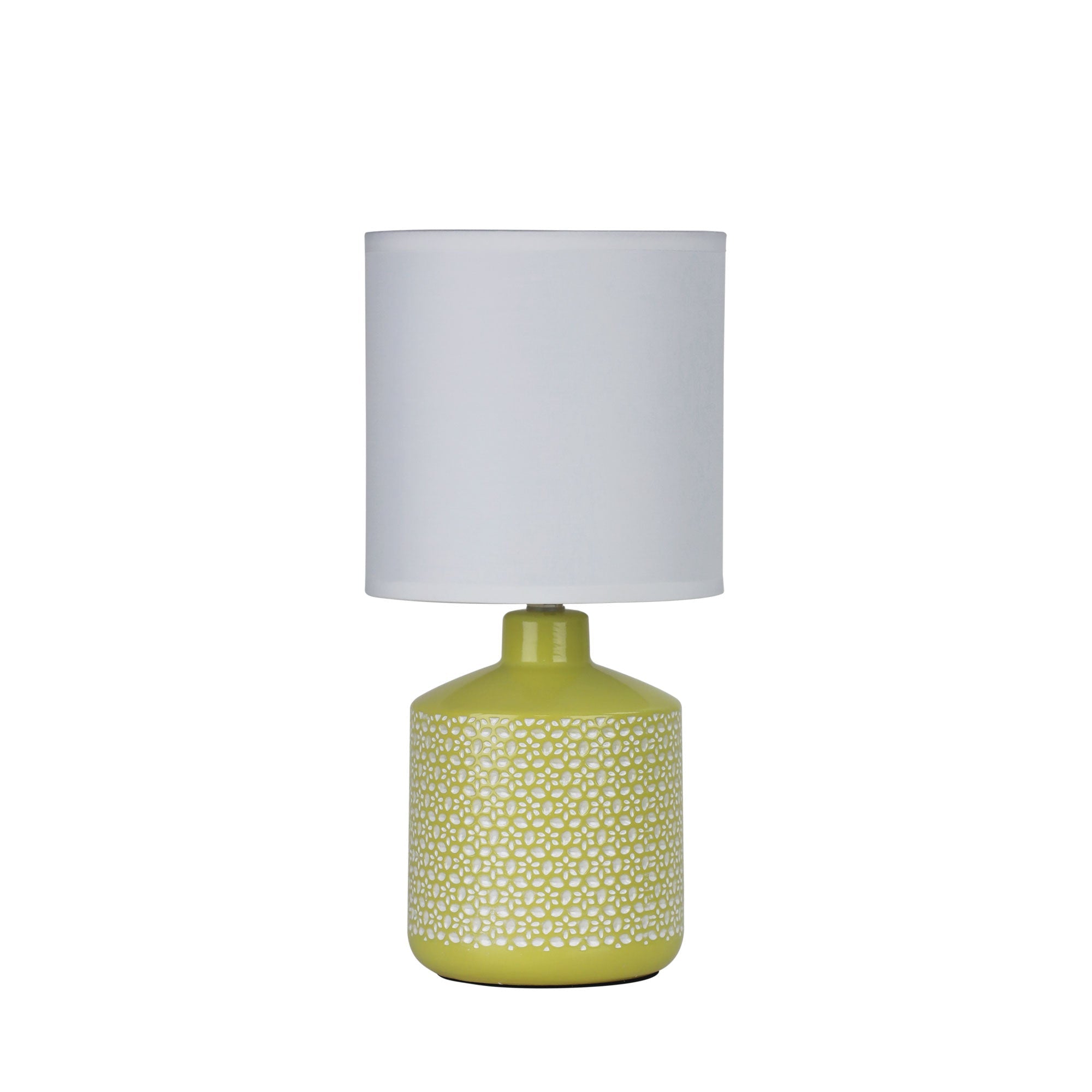 CELIA Yellow Ceramic Table Lamp Oriel Lighting