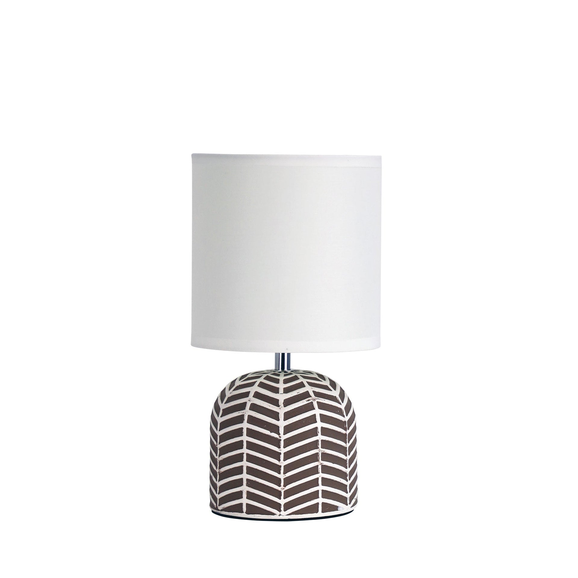 MANDY Taupe Ceramic Table Lamp Oriel Lighting