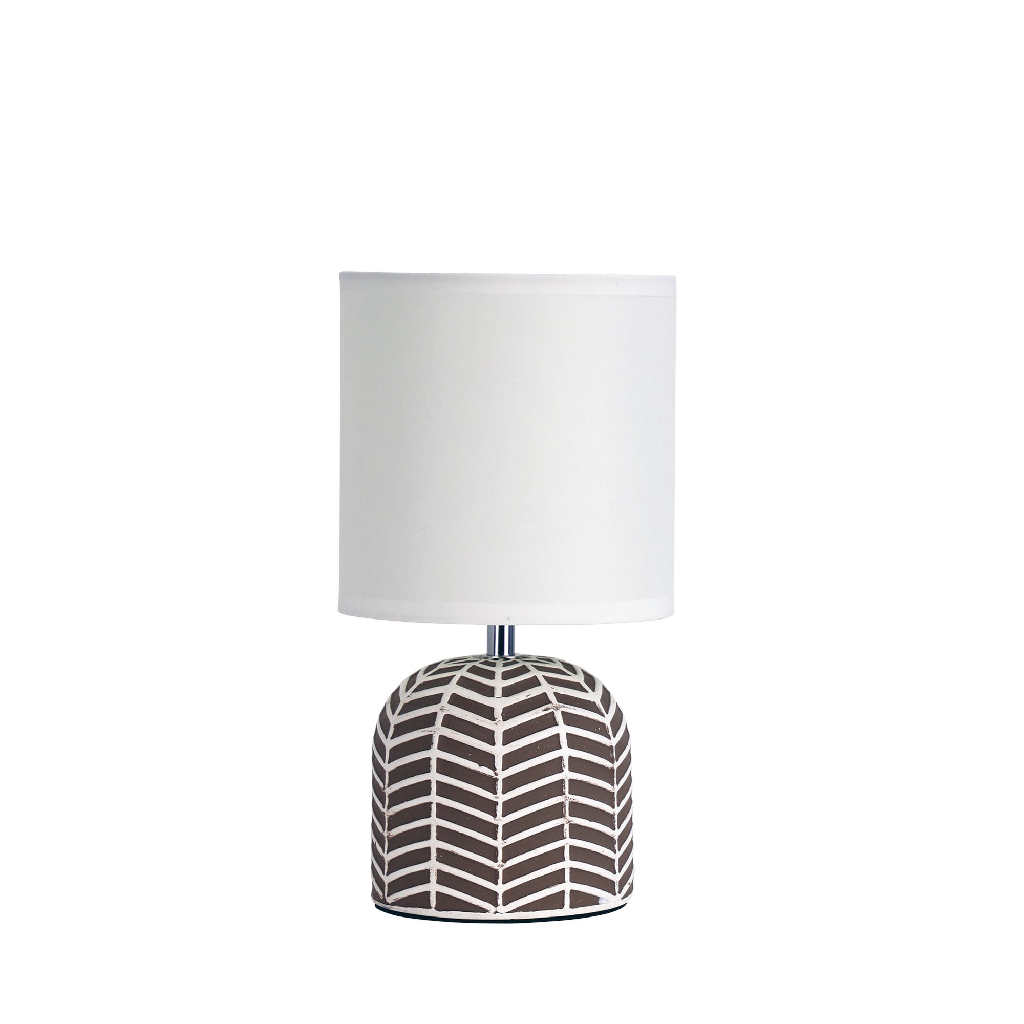 MANDY Taupe Ceramic Table Lamp Oriel Lighting
