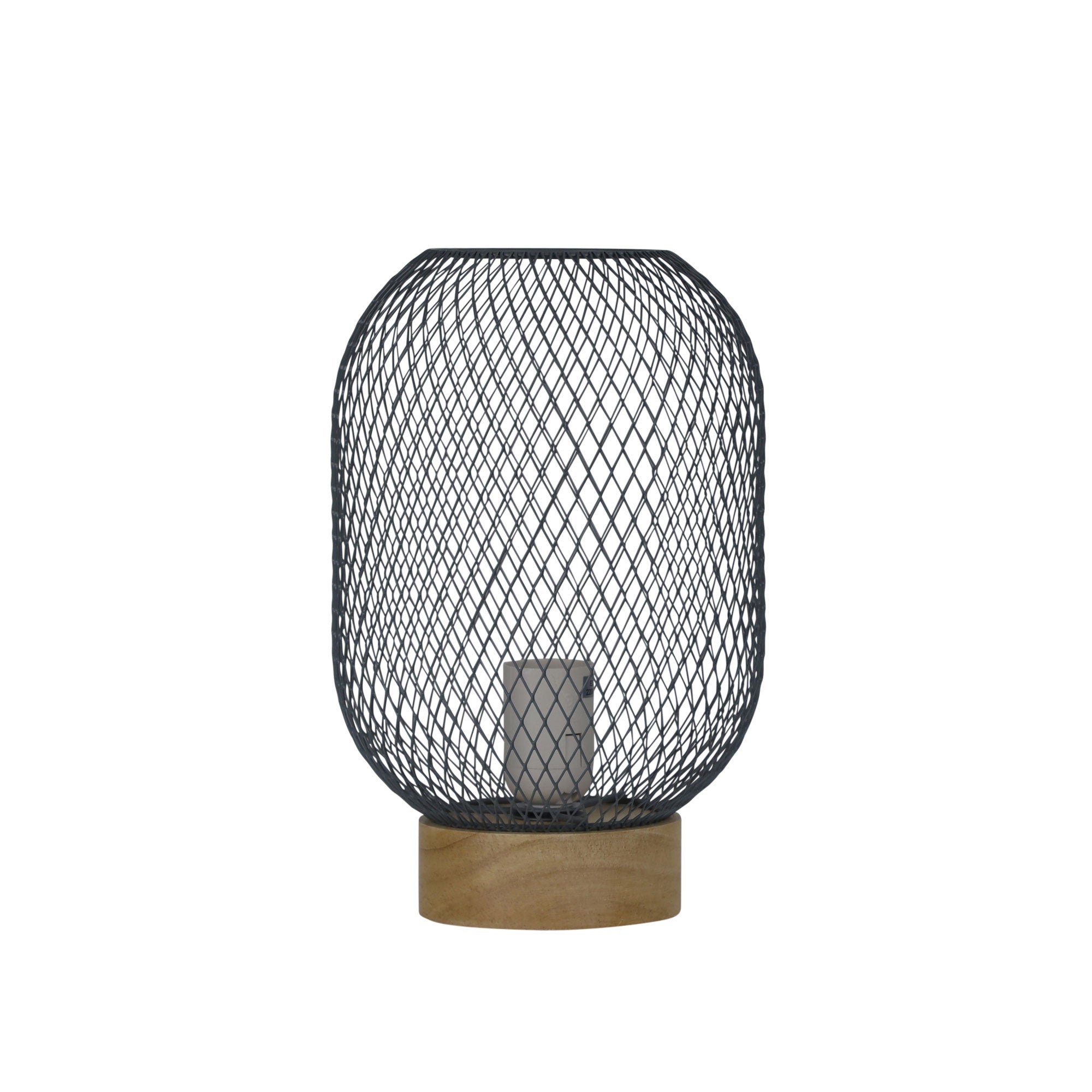 TILDA Grey Mesh Table Lamp Oriel Lighting