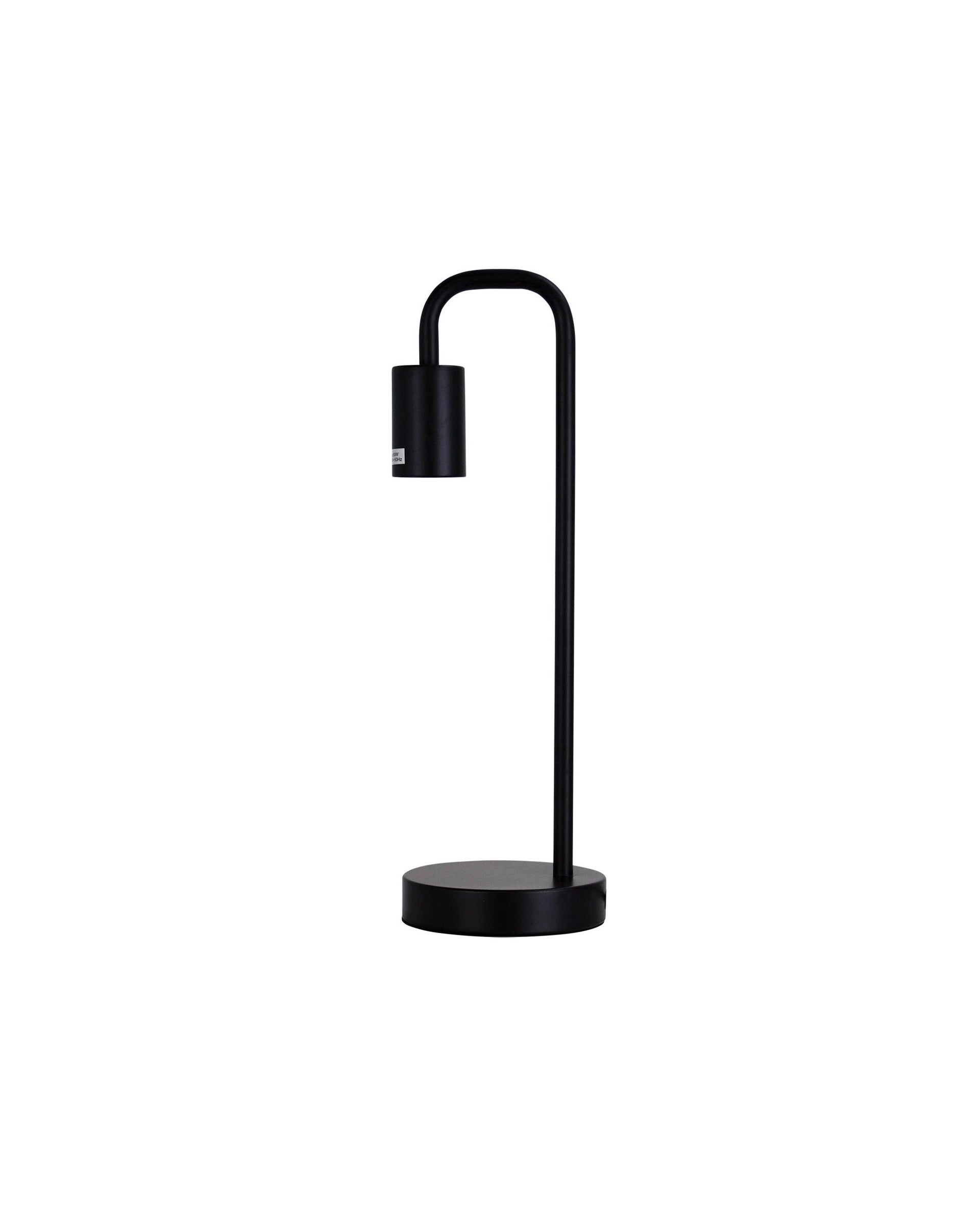 YORK Black Table Lamp Base Oriel Lighting