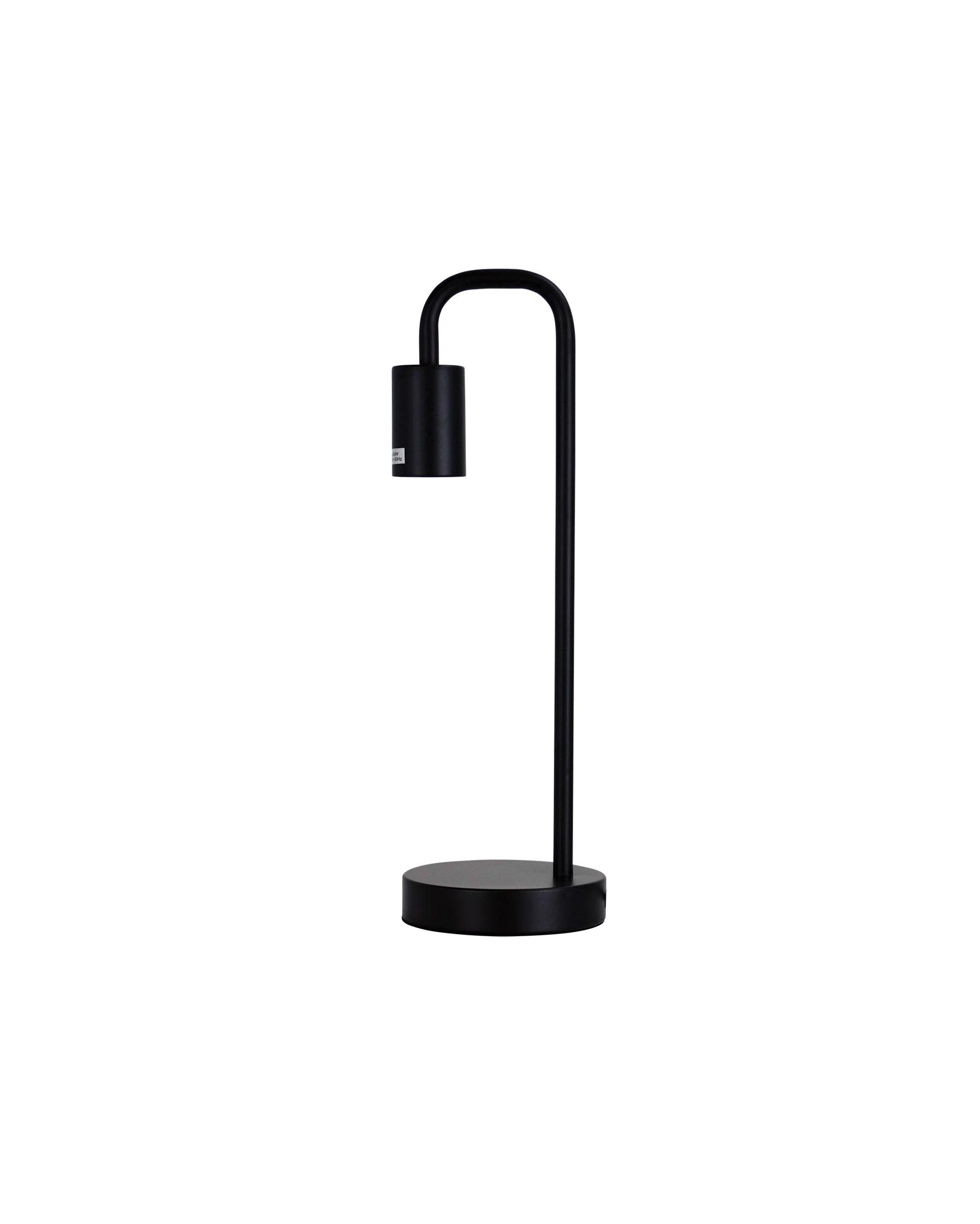 YORK Black Table Lamp Base Oriel Lighting