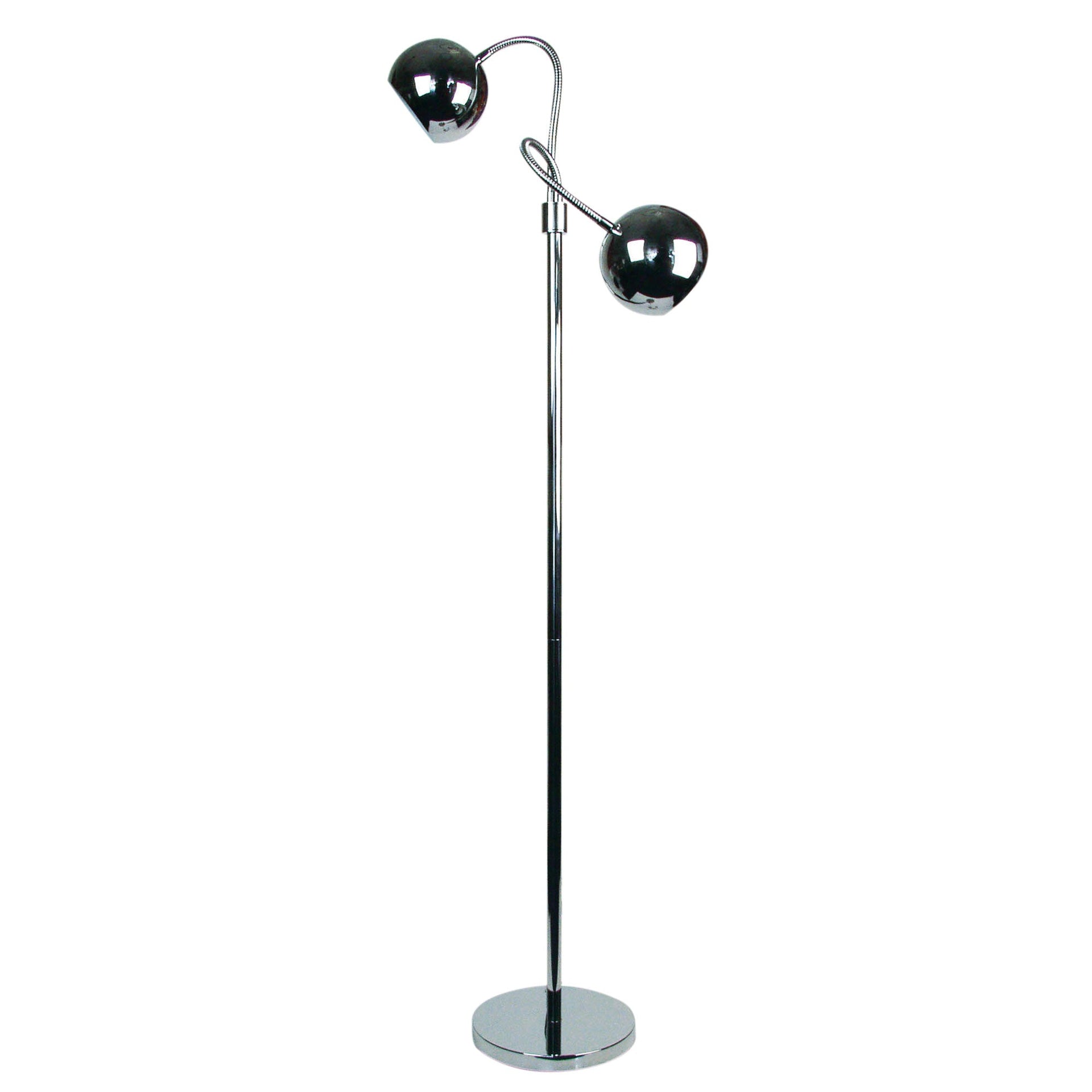BOBO Twin Flexible Neck Chrome Finish Oriel Lighting