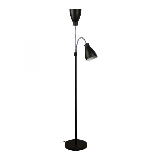 RETRO Twin Flexible Neck Black Oriel Lighting