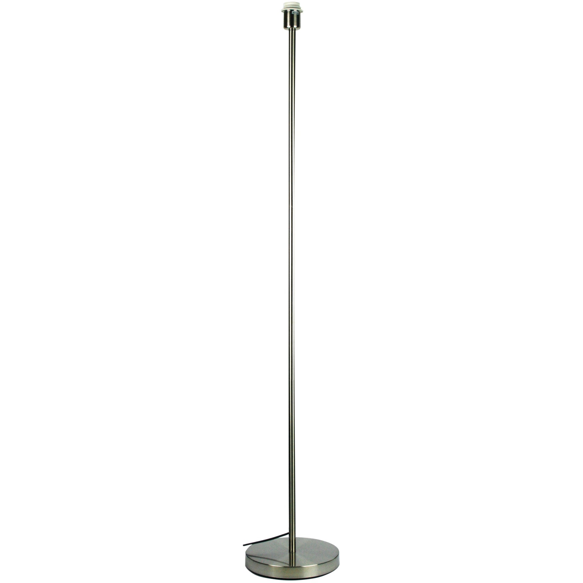 SPOKE 1450 Floor Lamp Base only Brushed Chrome E27 Oriel Lighting