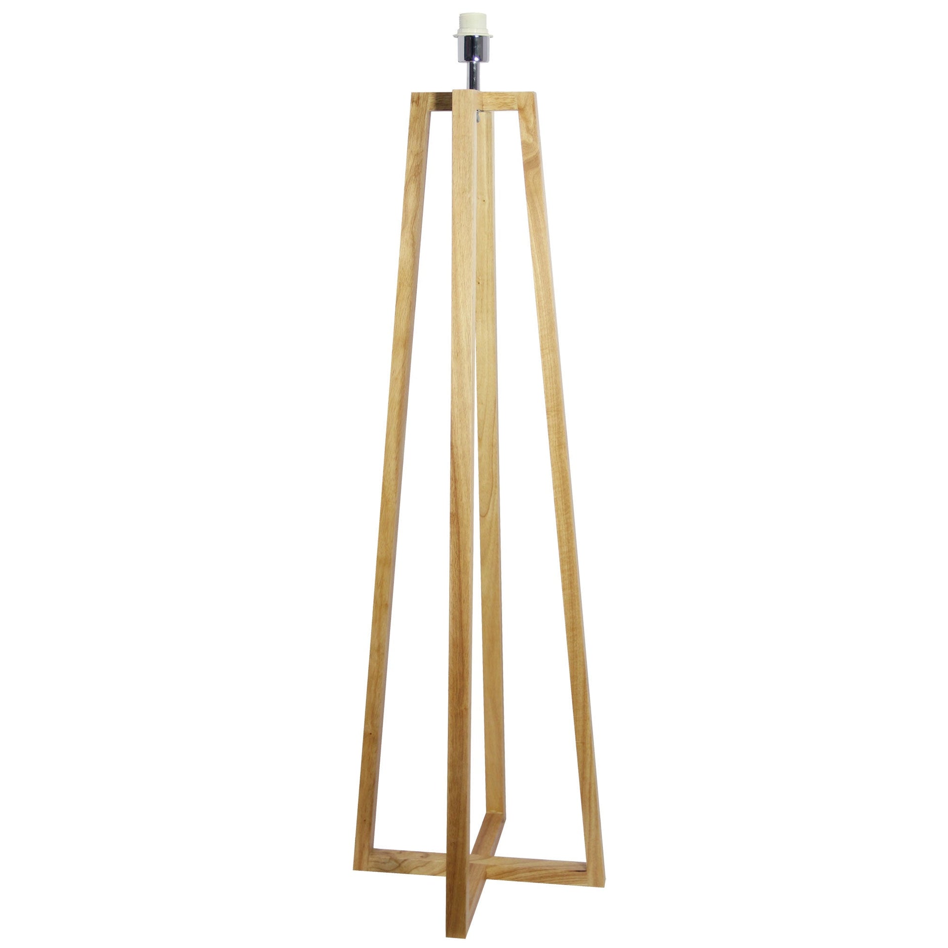 MALMO FLOOR LAMP BASE Timber Floor Lamp Base E27 Oriel Lighting