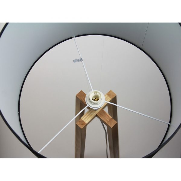 MALMO FLOOR LAMP BASE Timber Floor Lamp Base E27 Oriel Lighting