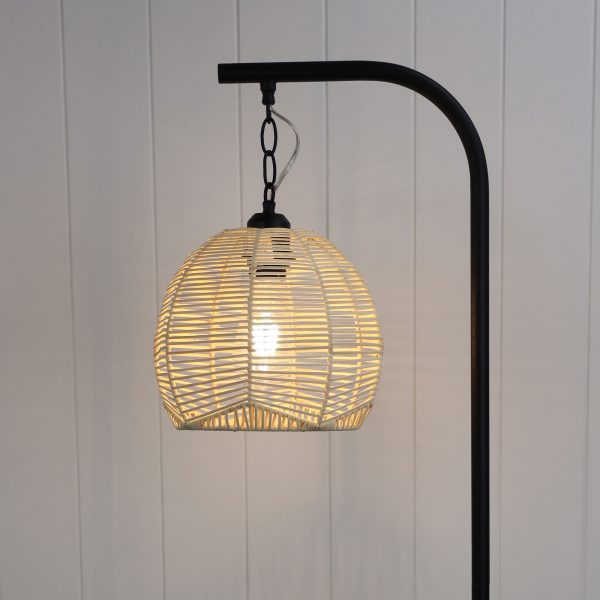 JESS Black Floor Lamp Base Oriel Lighting