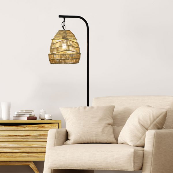 JESS Black Floor Lamp Base Oriel Lighting